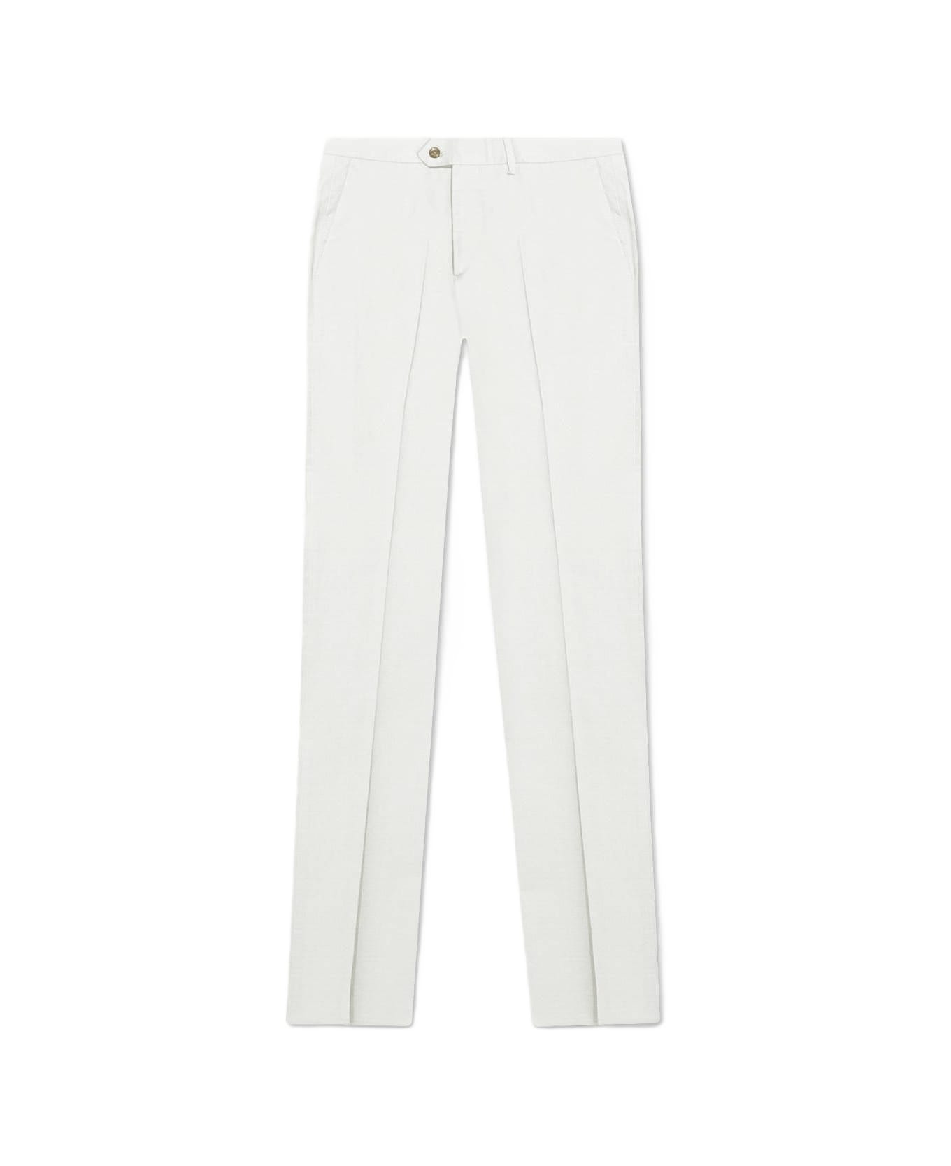 Larusmiani Velvet Trousers Howard Pants - White