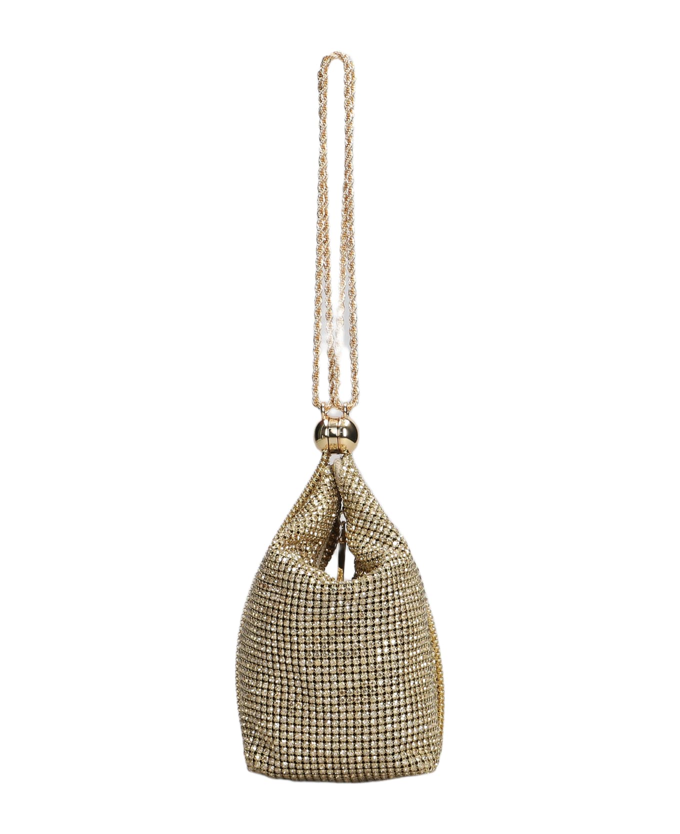 Cult Gaia Rue Hand Bag In Gold Pvc - gold