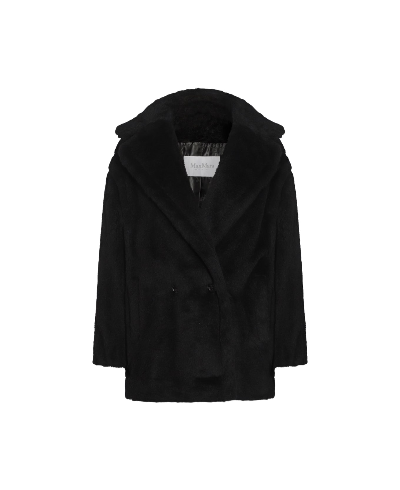 Max Mara Black Olga Coat - Black