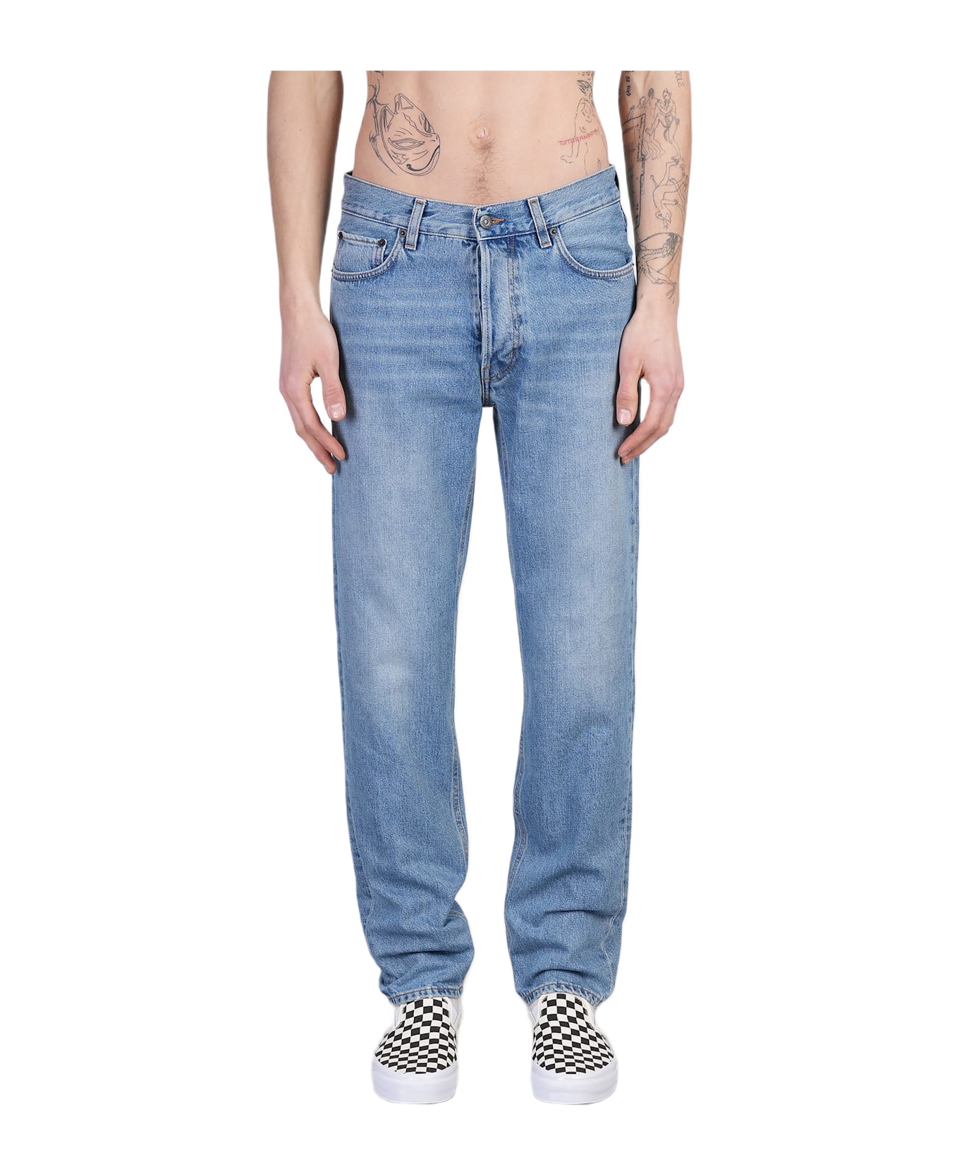 Haikure Tokyo Jeans In Blue Denim - blue