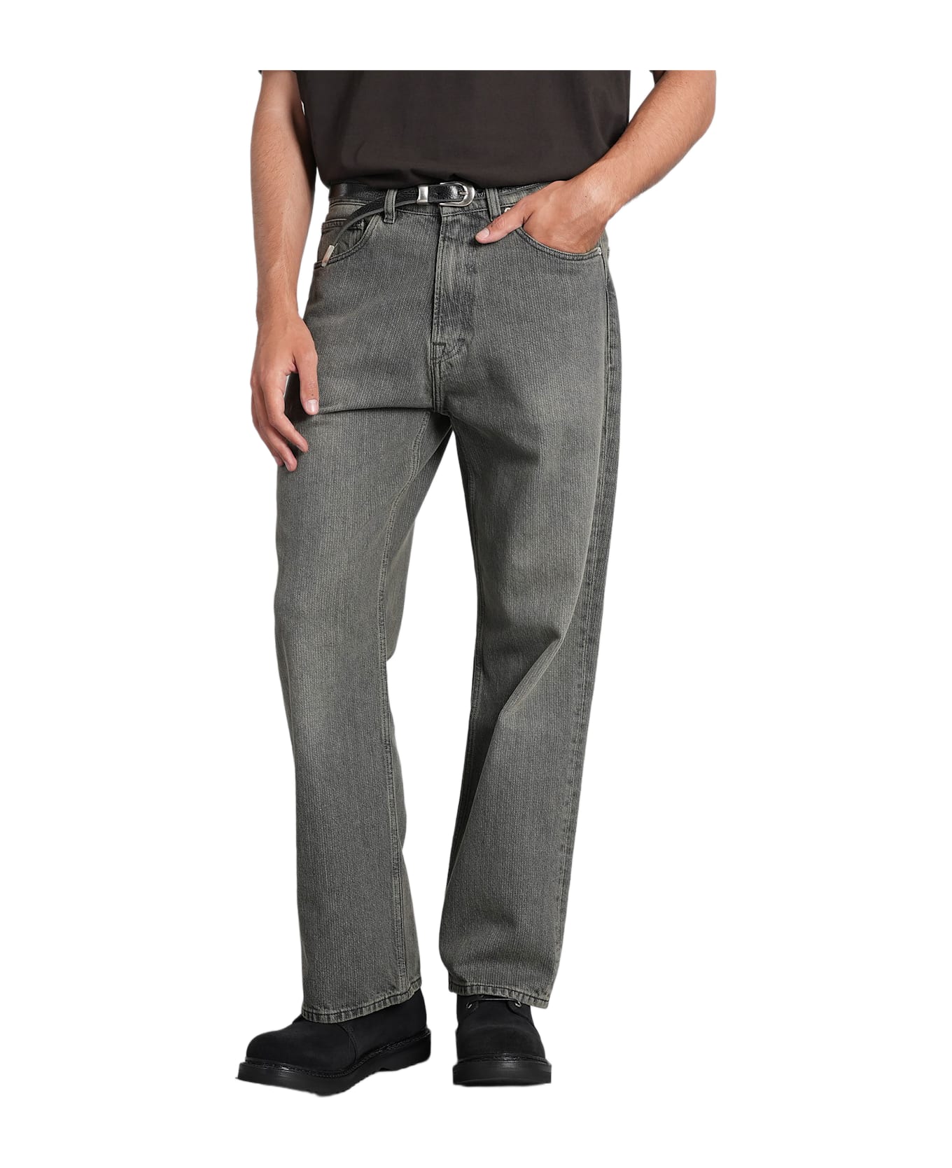 Our Legacy Third Cut Jeans In Blue Cotton - blue