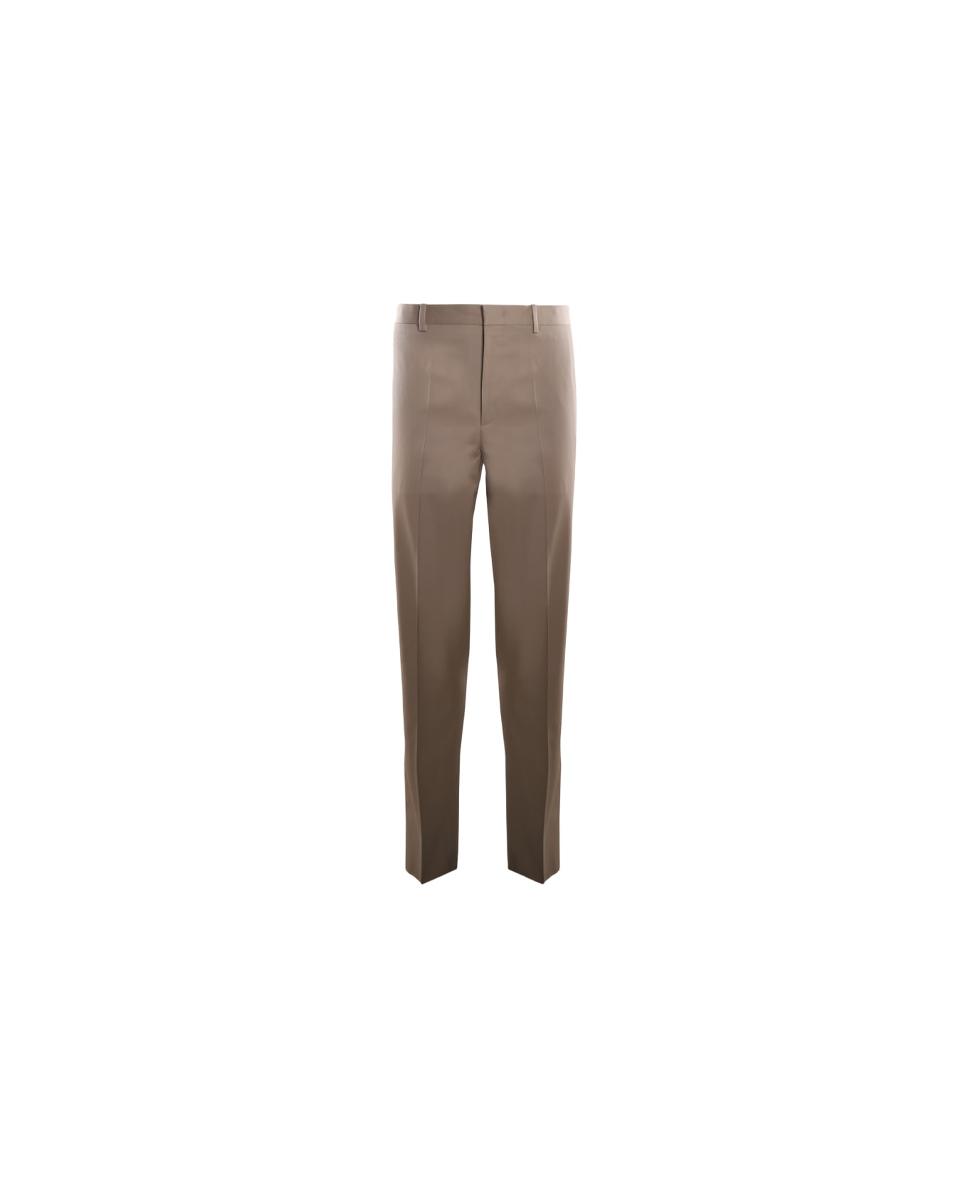 Jil Sander Trousers Made Of Cotton Twill - Beige