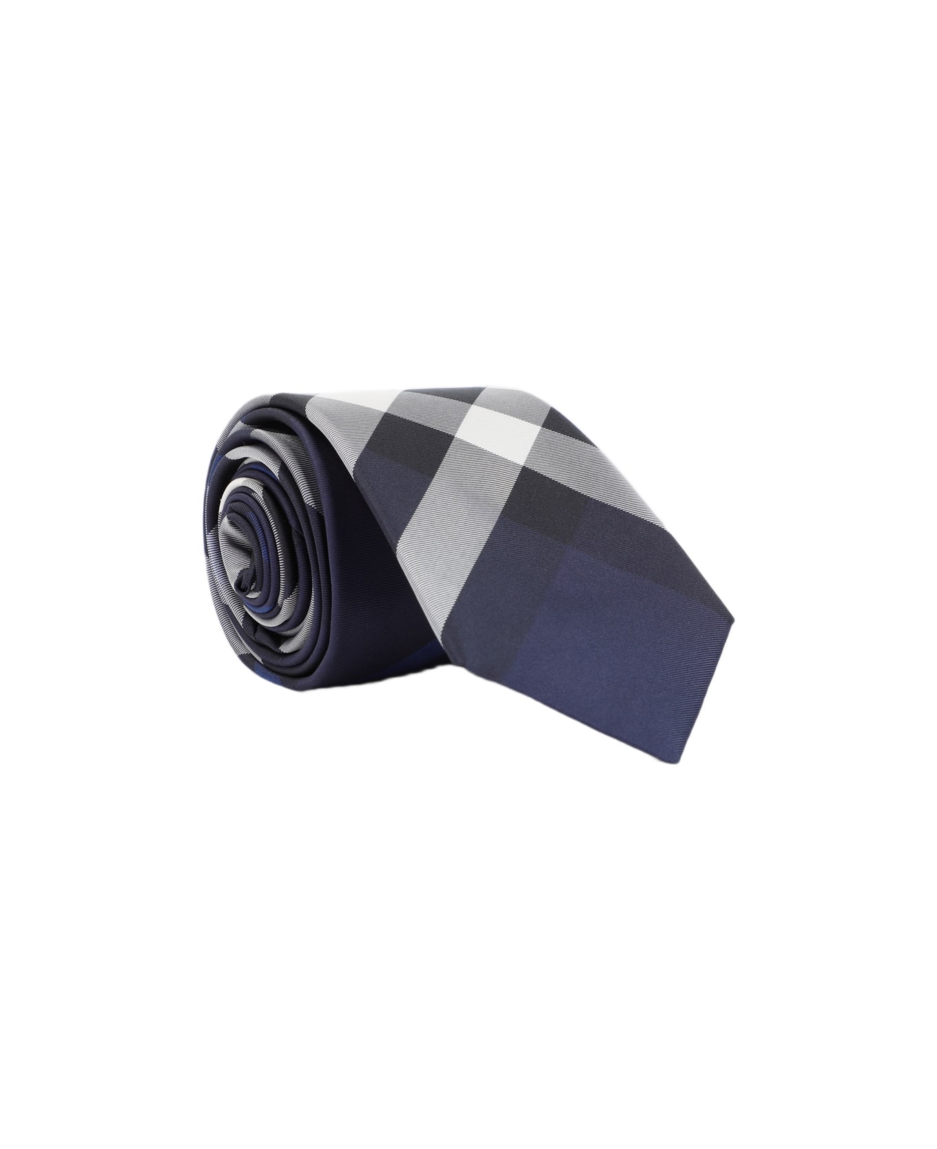 Burberry Tartan Tie - Blue