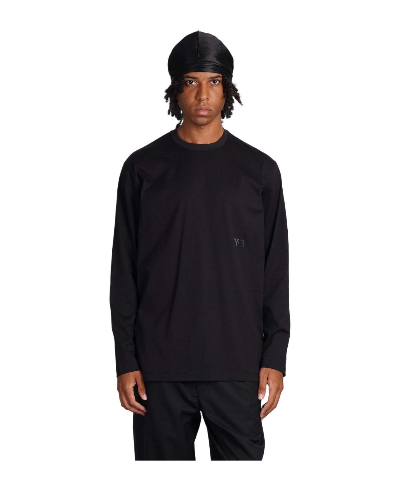 Y-3 T-shirt In Black Cotton - Black