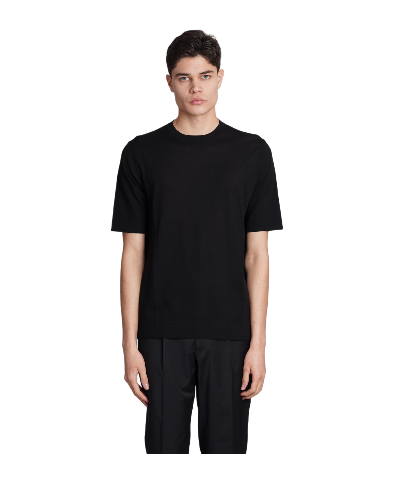 Ballantyne T-shirt In Black Cotton - black