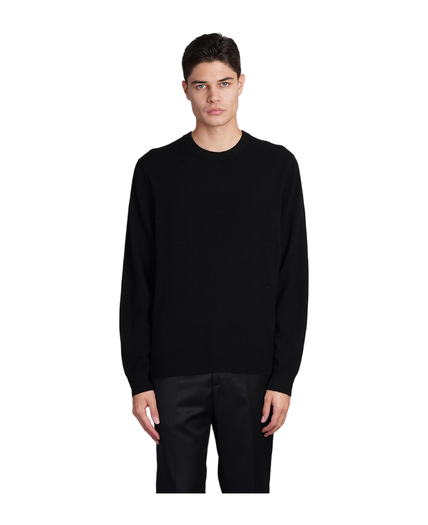 Theory Knitwear In Black Cashmere - black