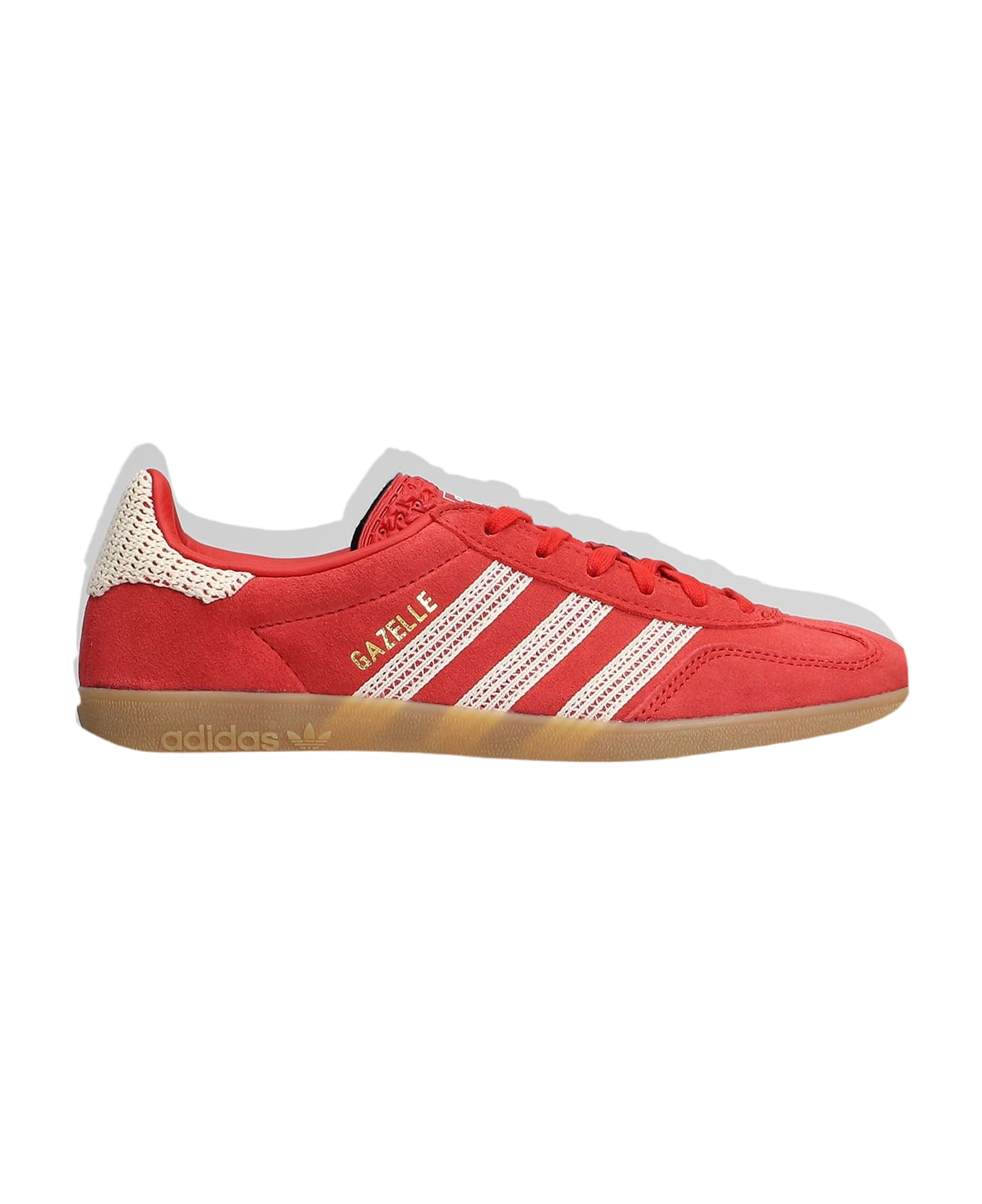 Adidas Gazelle Indoor Sneakers In Red Suede - red