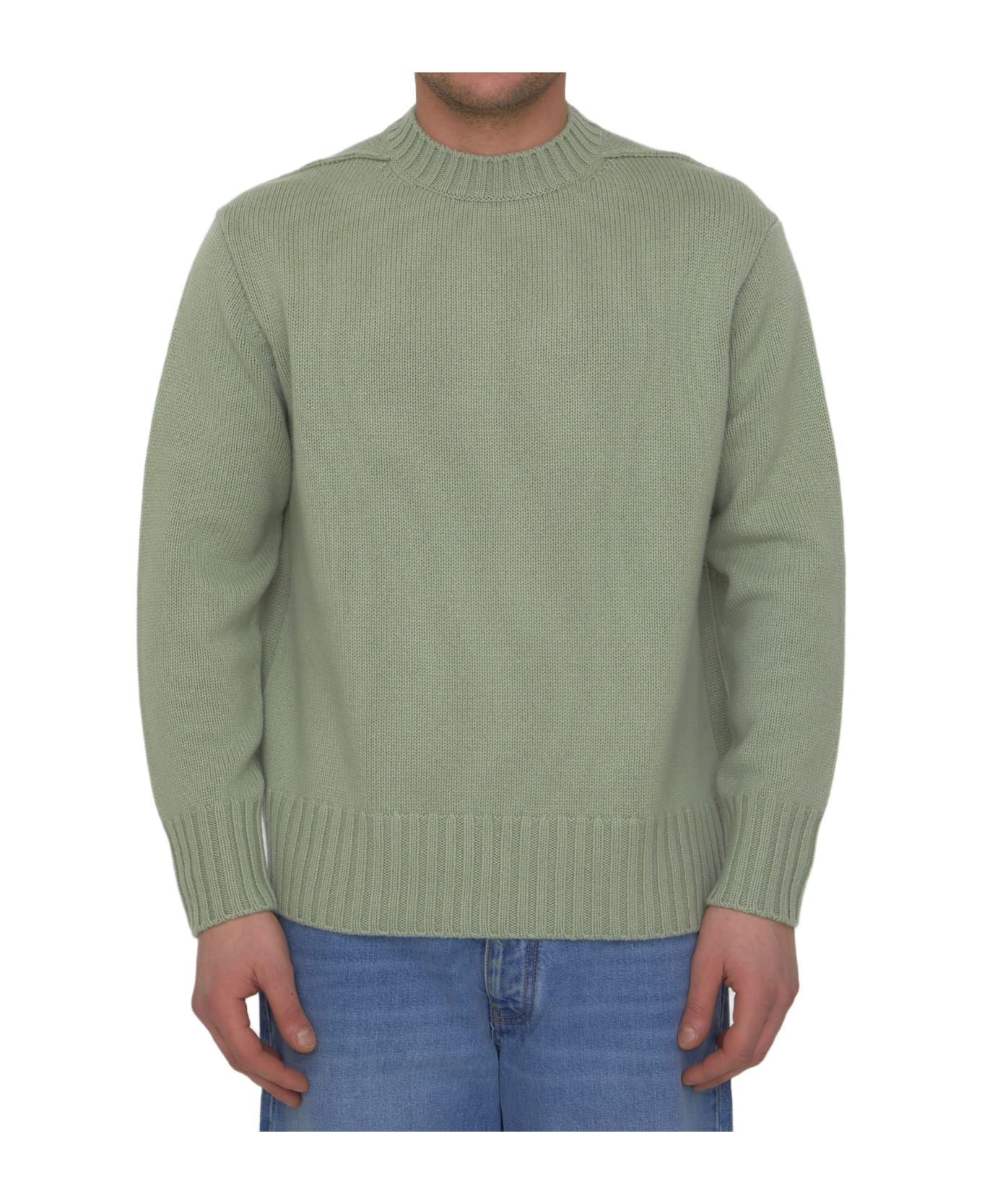 Lanvin Green Cashmere Sweater - GREEN
