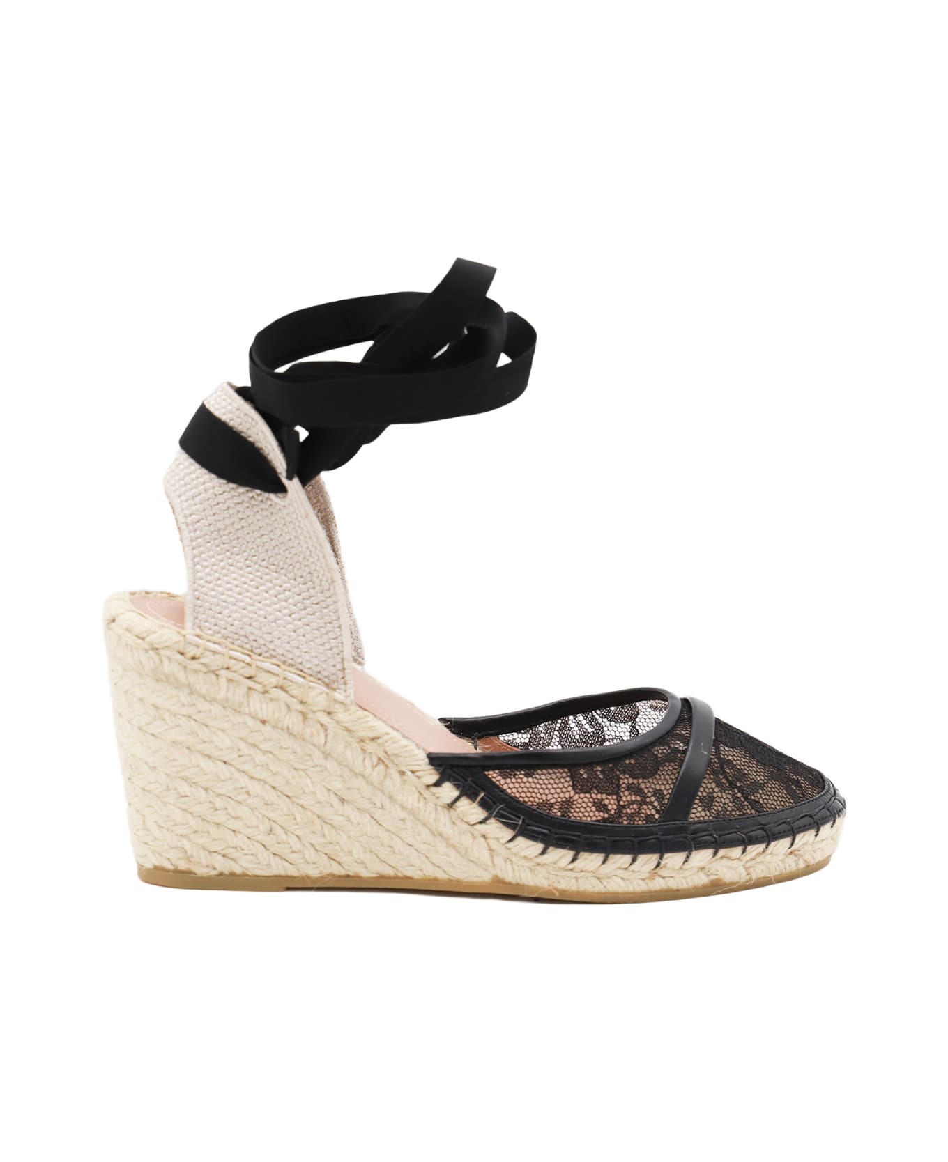 Malone Souliers Black Espadrillas - Black