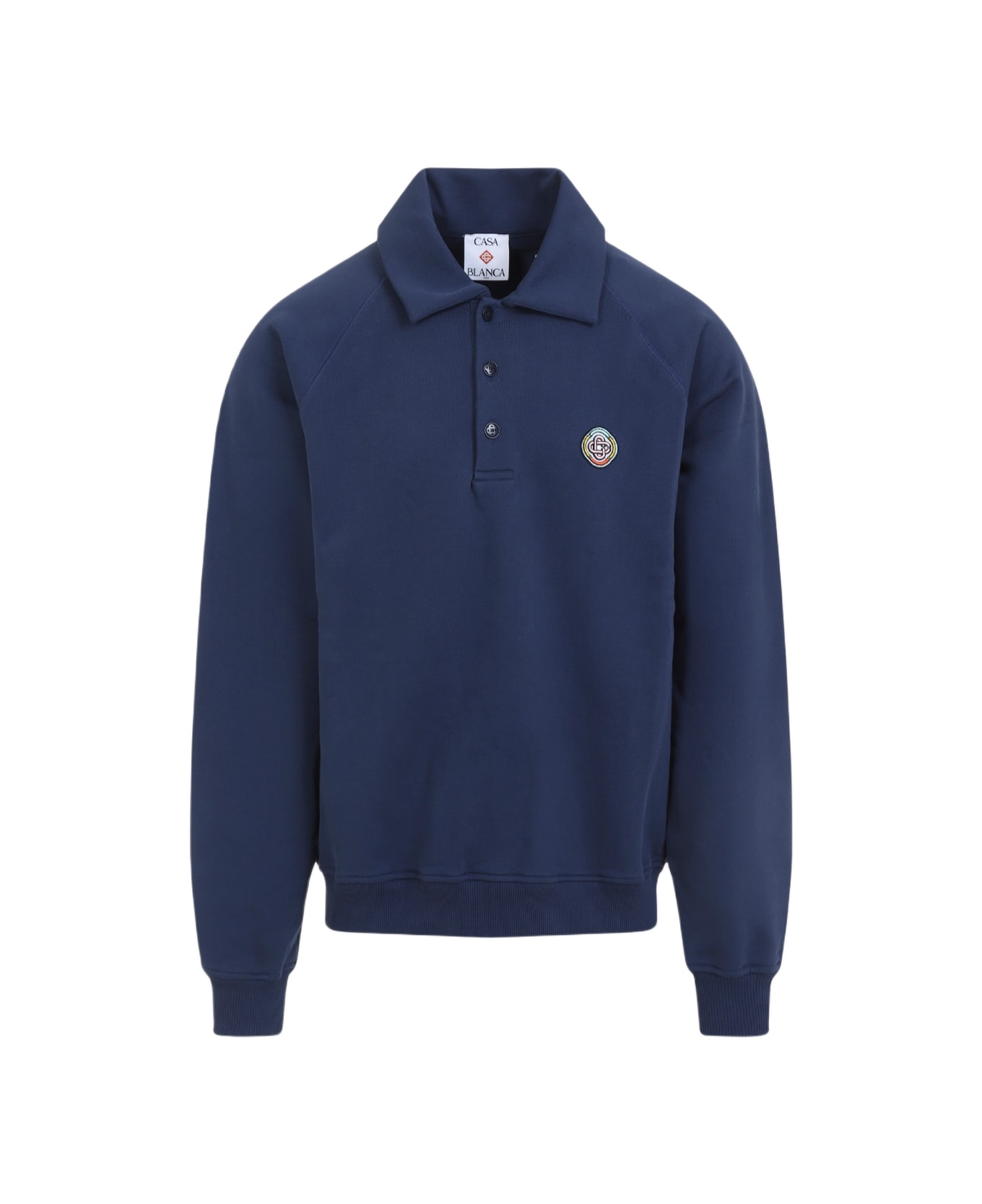 Casablanca Collar Sweatshirt - Dress Blues