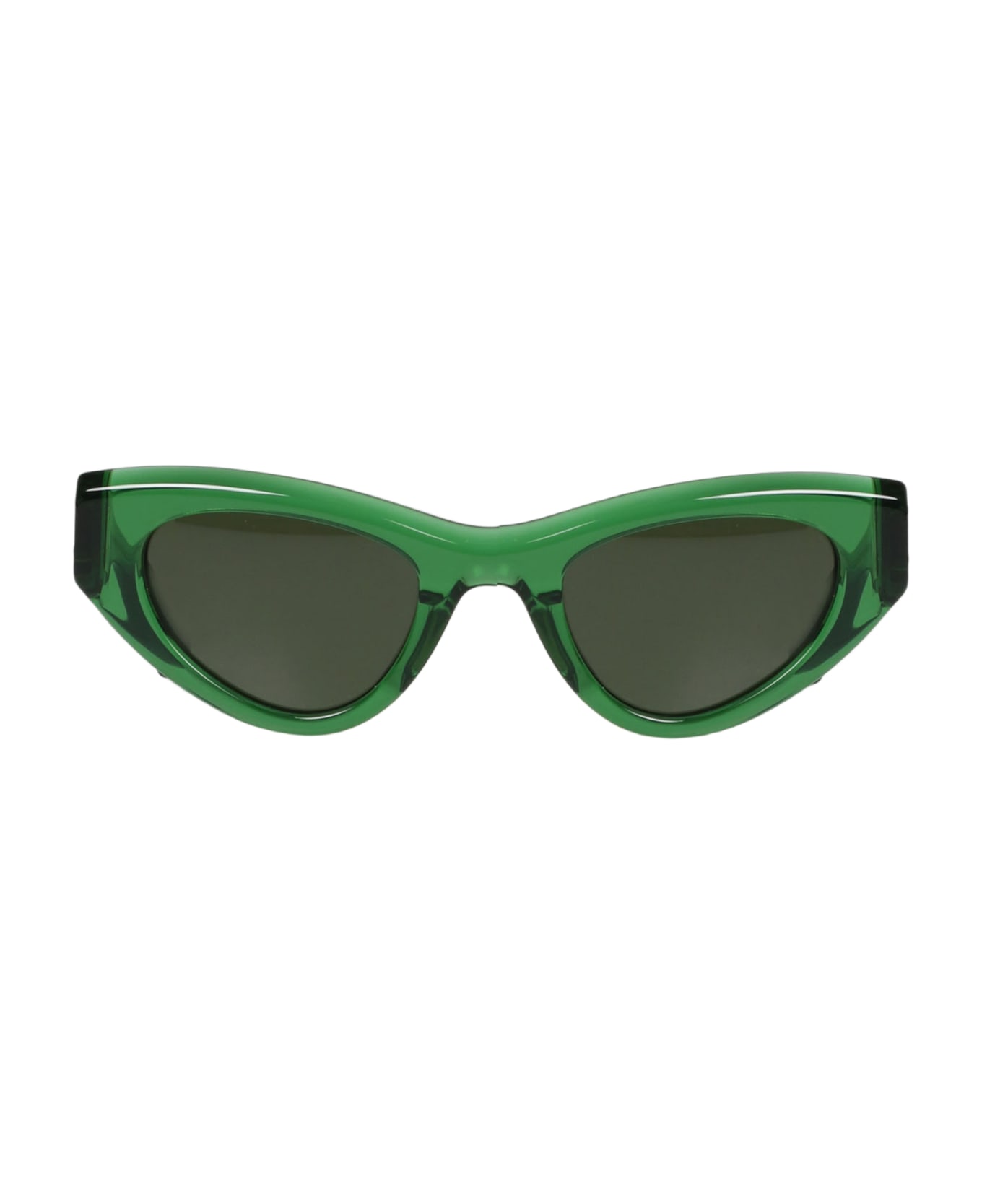 Bottega Veneta Eyewear Angle Sunglasses - Green