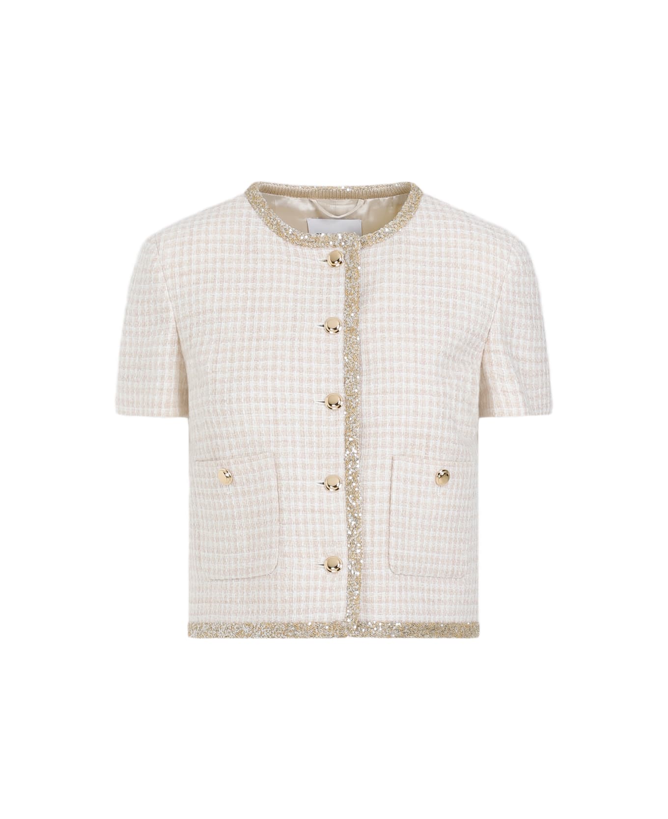 Miu Miu Virgin Wool Jacket - Avorio Albino