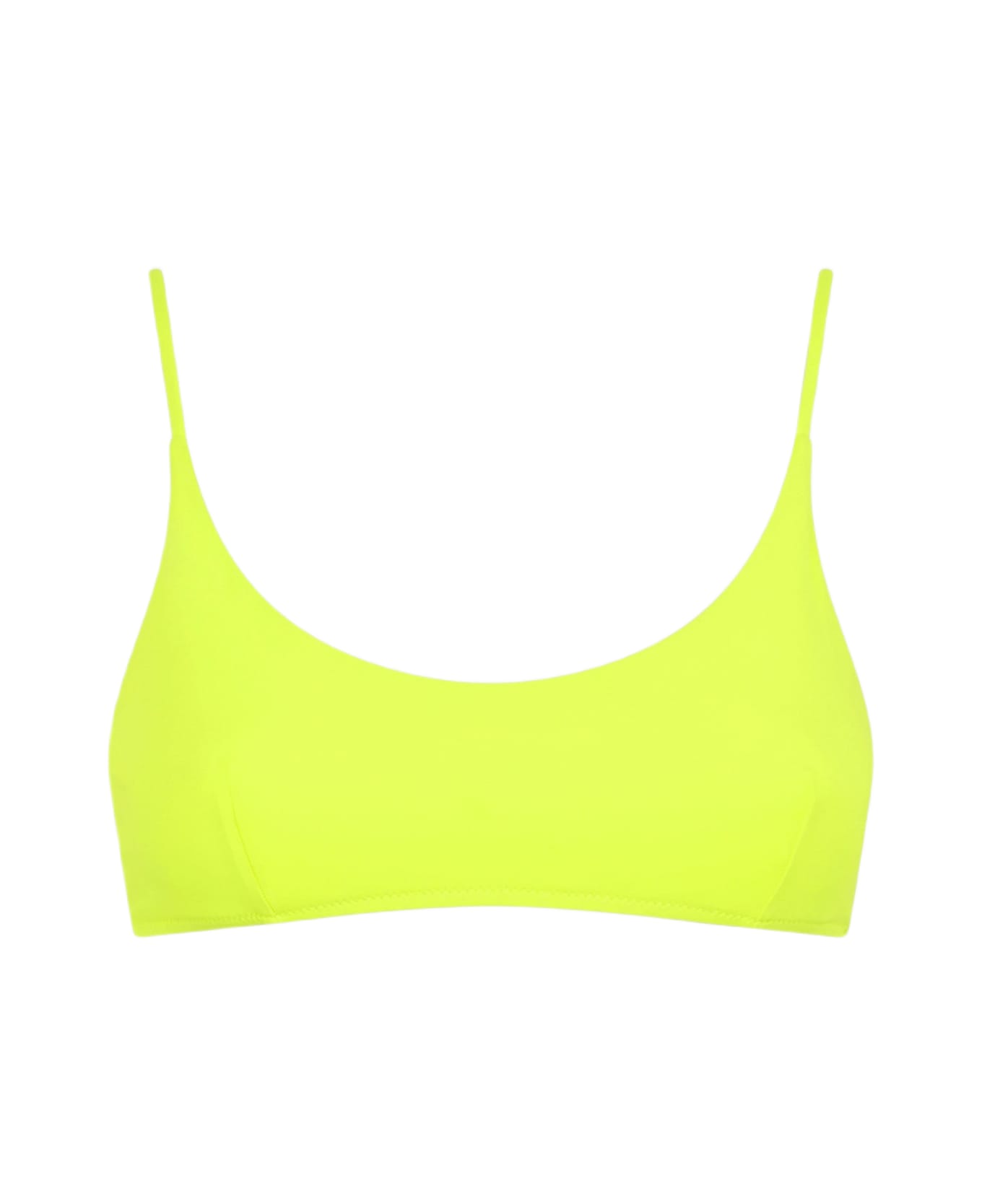 MC2 Saint Barth Woman Fluo Yellow Bralette Swimsuit - YELLOW
