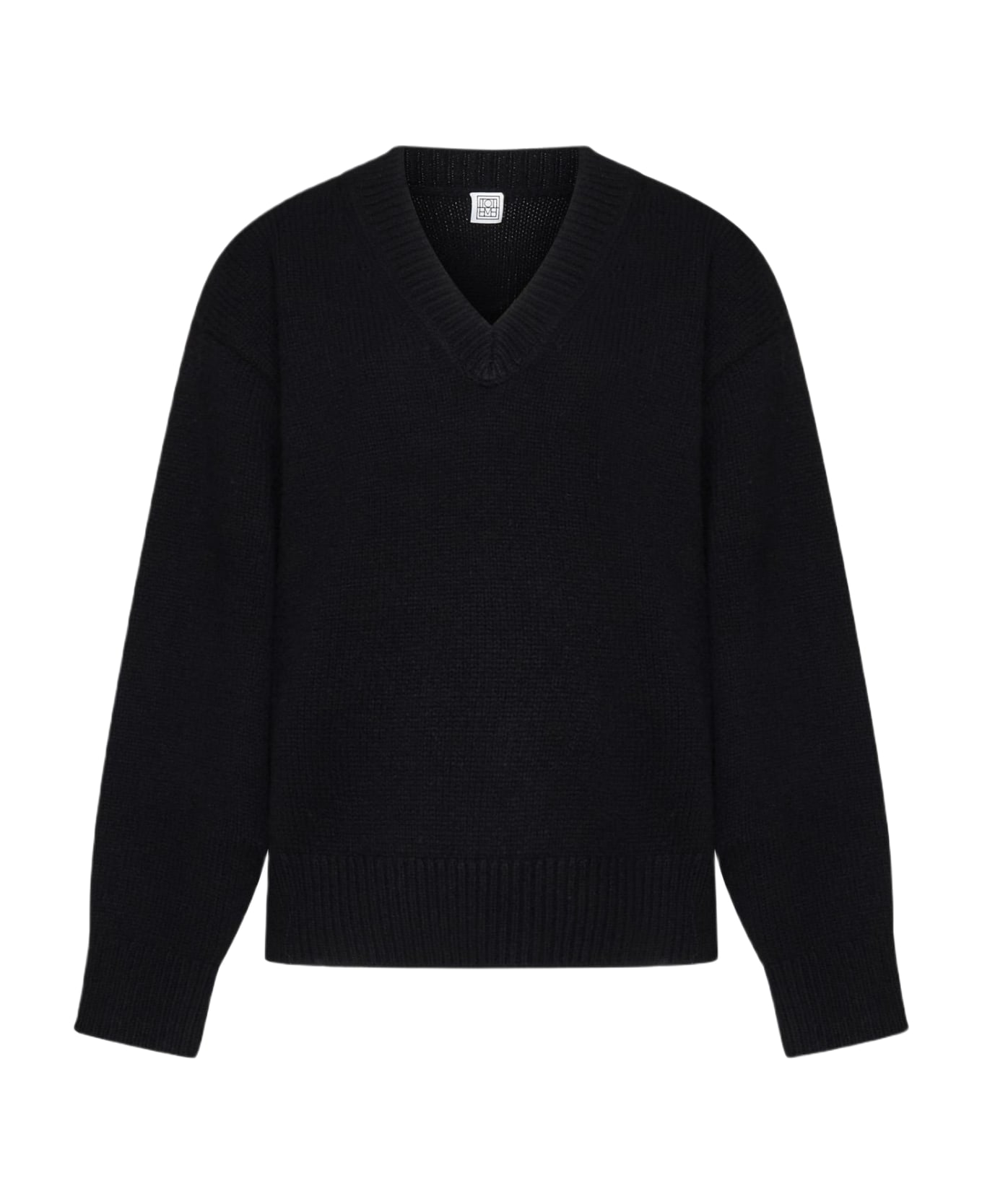 Totême Wool And Cashmere Sweater - 001 BLACK