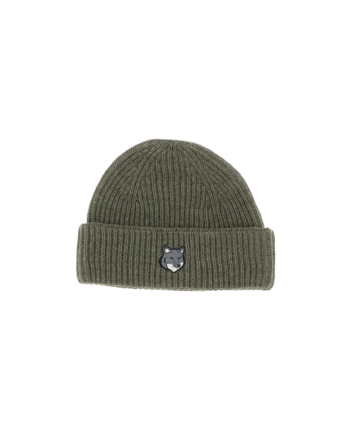 Maison Kitsuné Wool Hat - Green