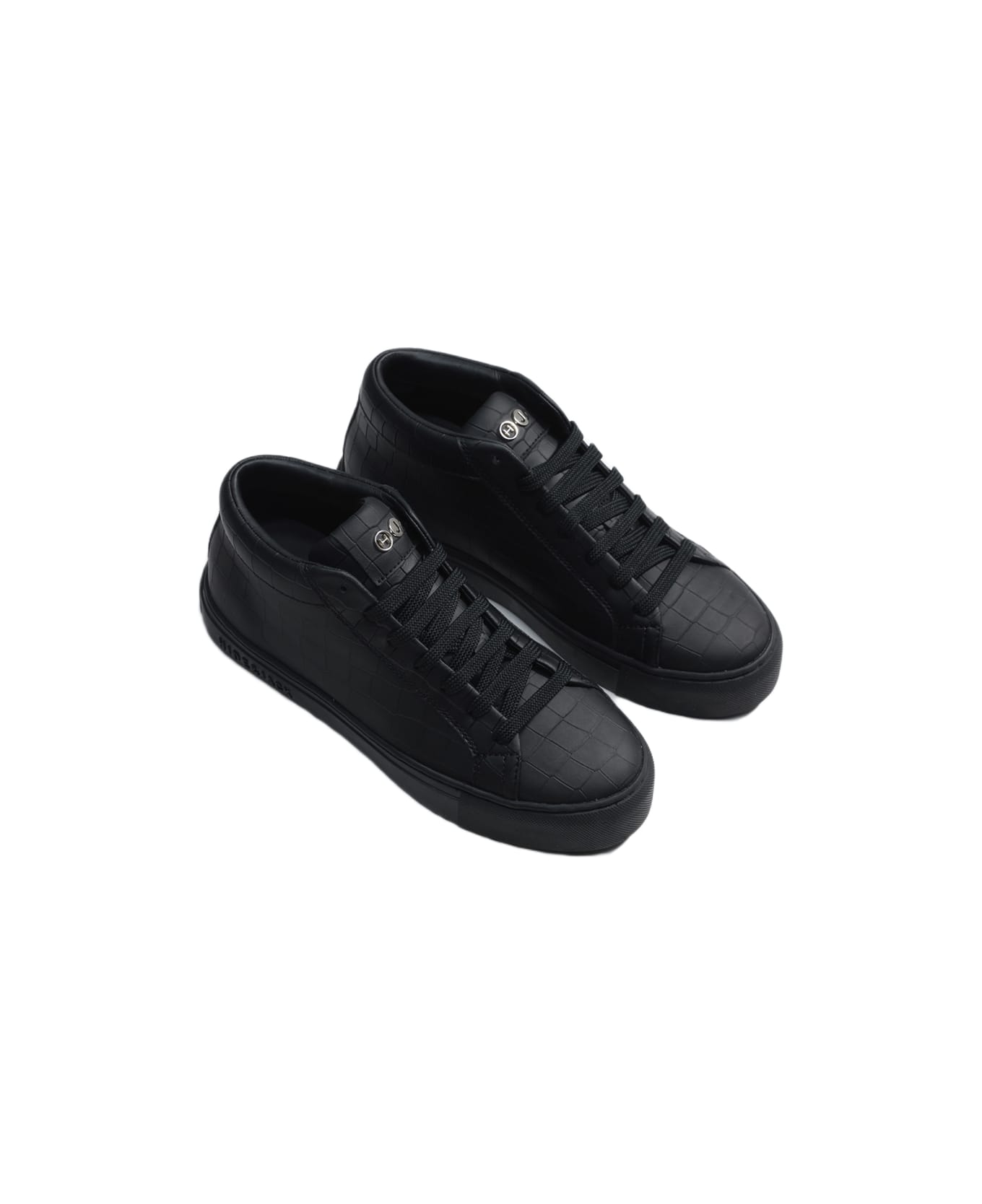 Hide&Jack High Top Sneaker - Essence Black Black スニーカー