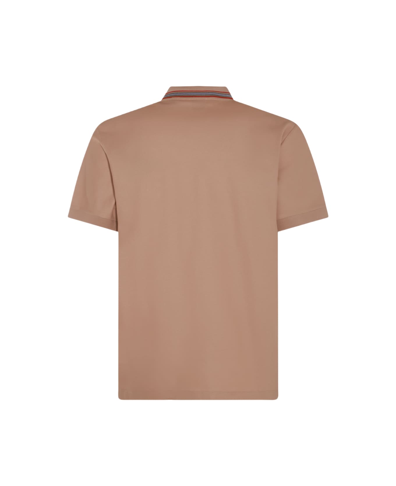 Burberry Beige Cotton Polo Shirt - SOFT FAWN ポロシャツ