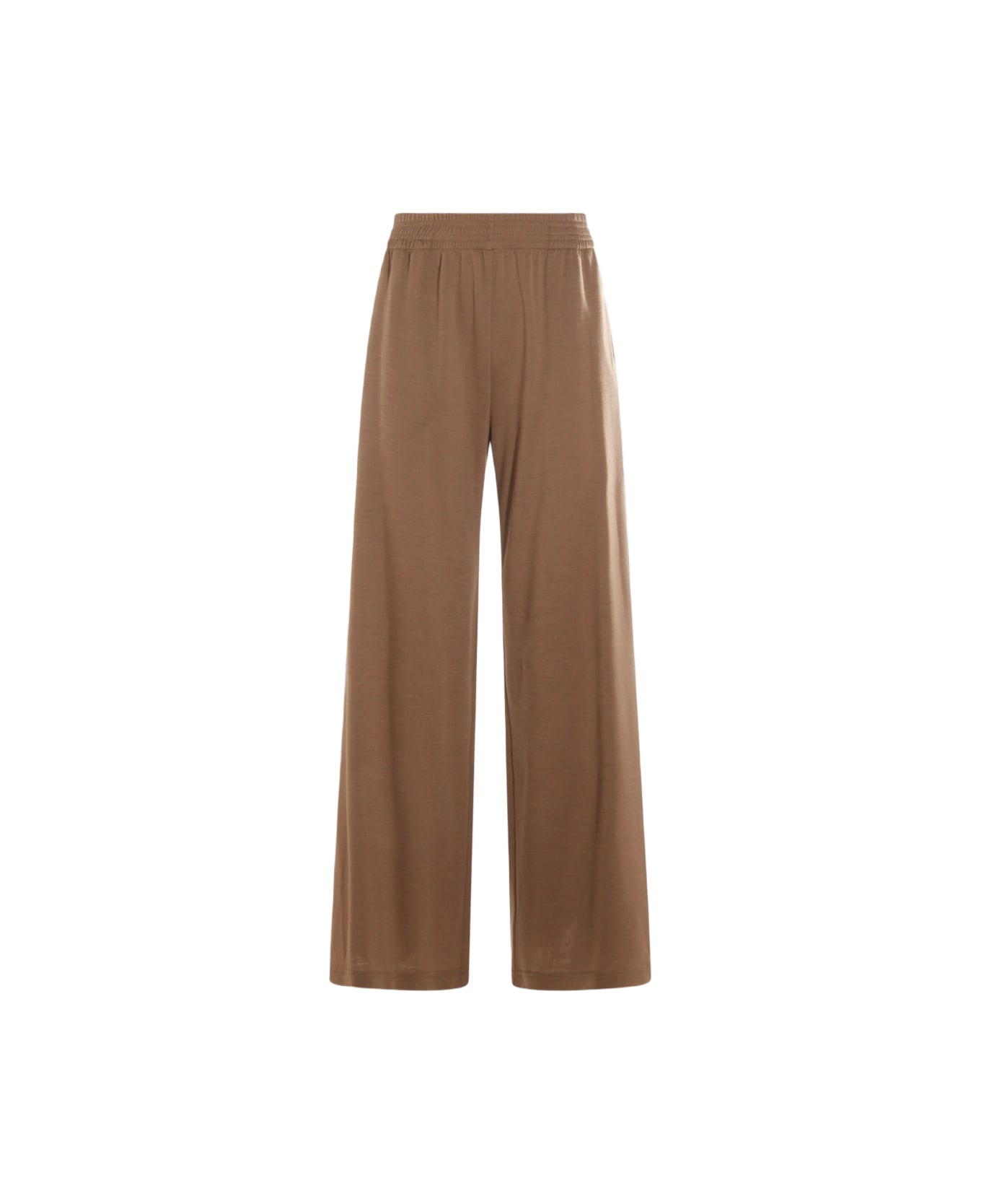 Fabiana Filippi Brown Viscose Pants - Corteccia