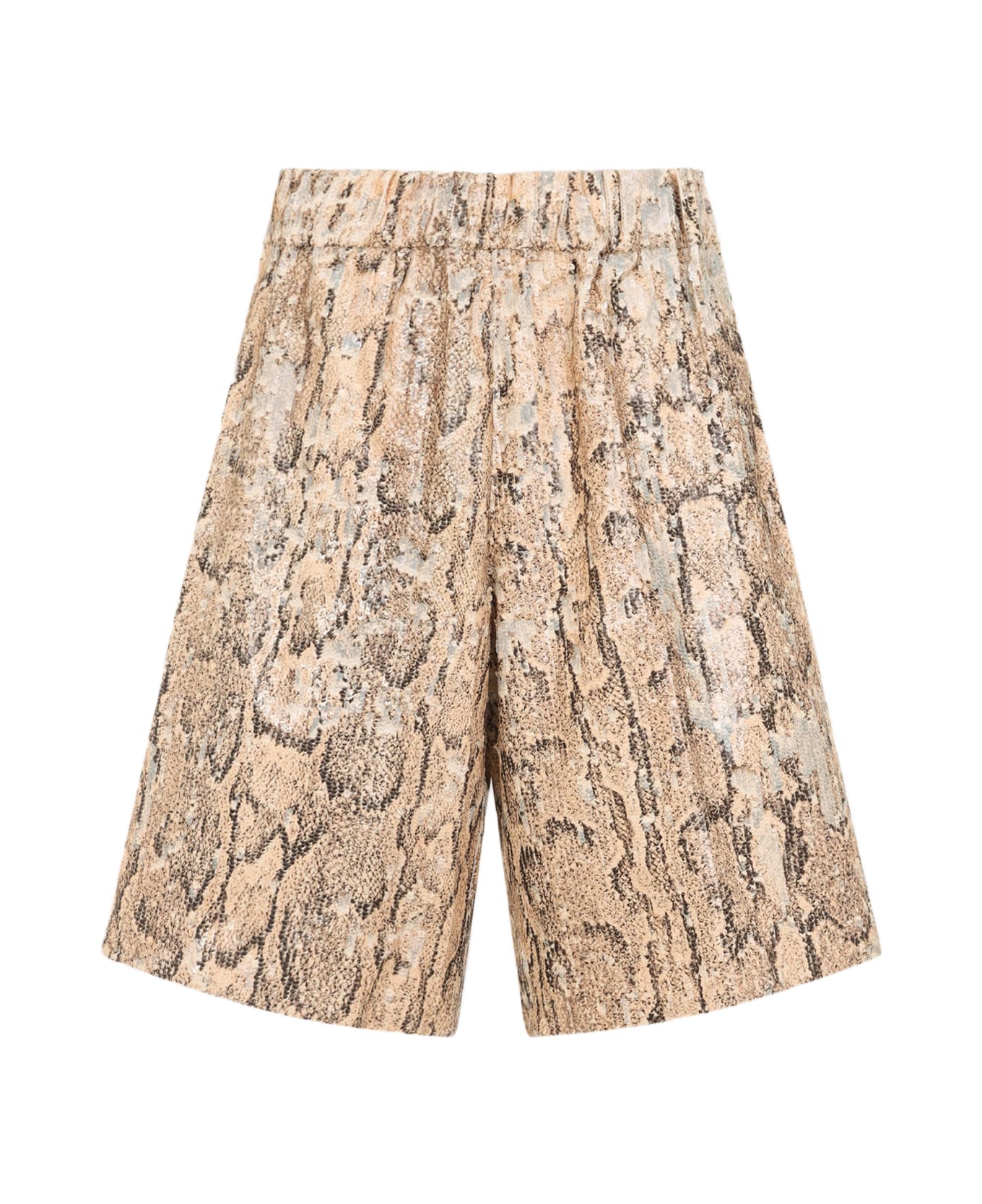 Dries Van Noten Pomy Bis Bermuda Shorts - Beige