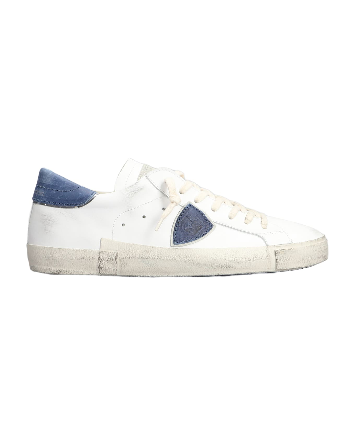 Philippe Model Prsx Sneakers In White Leather - white