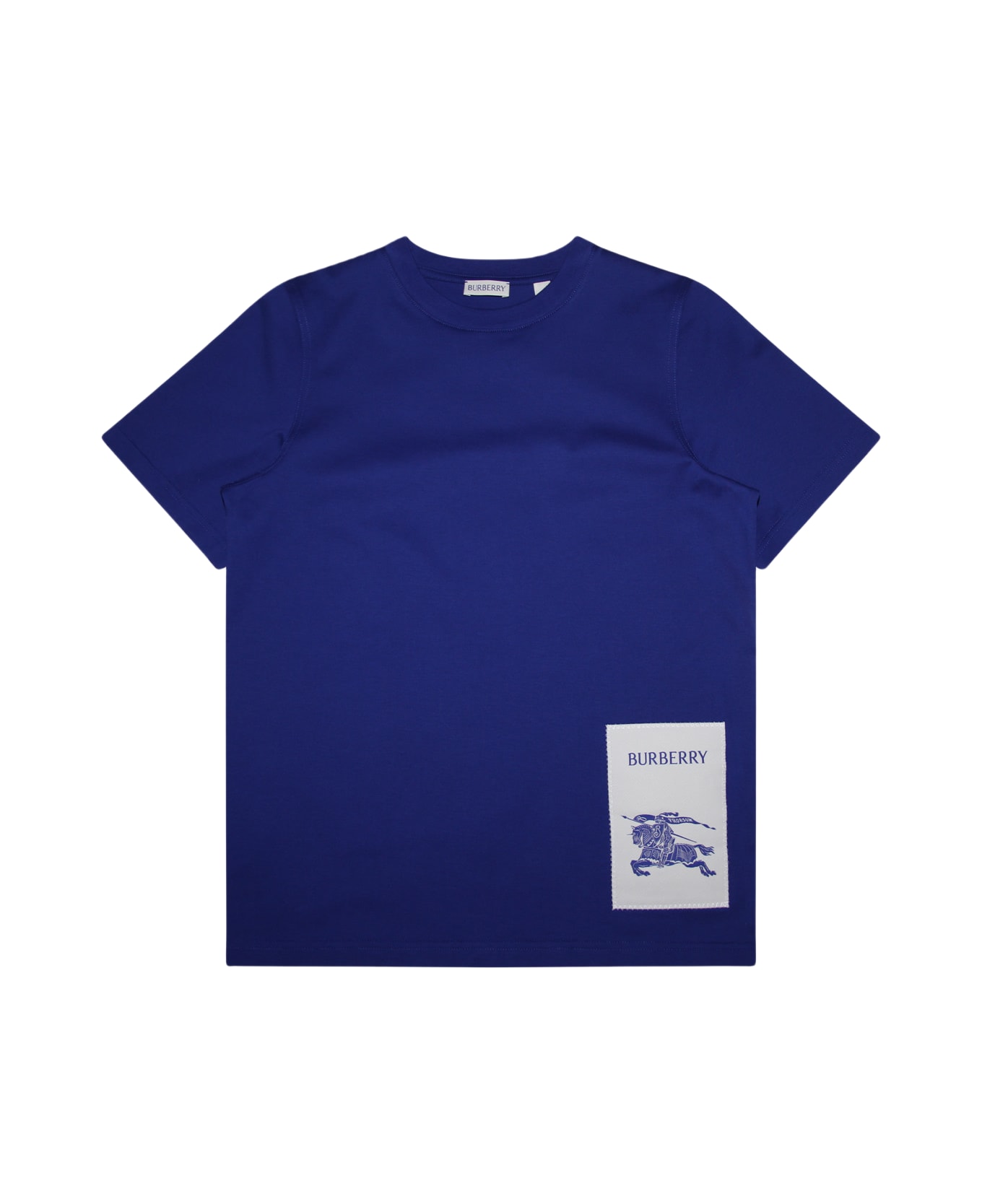 Burberry Blue Cotton T-shirt - KNIGHT Tシャツ＆ポロシャツ