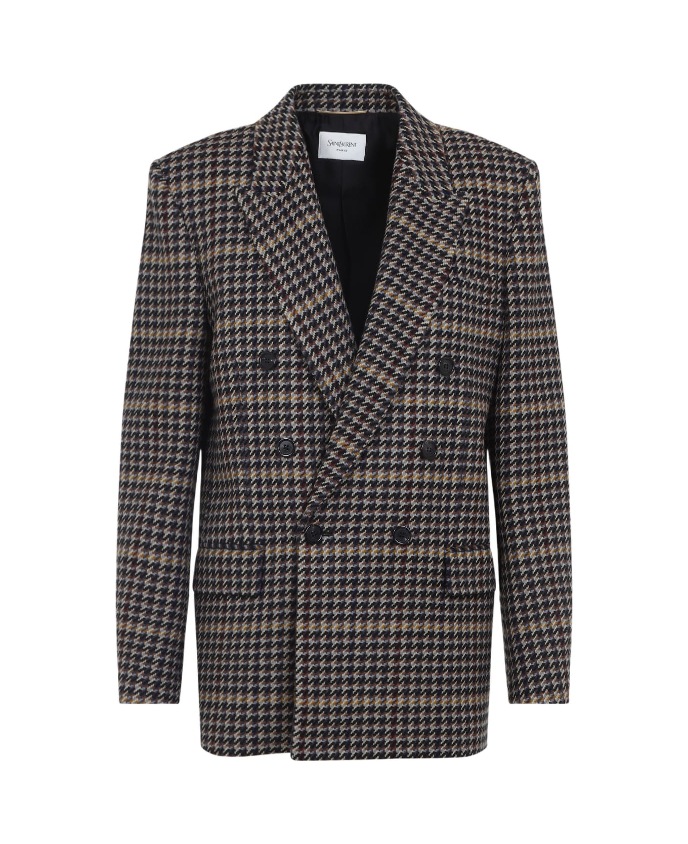 Saint Laurent Wool Jacket - Multicolore