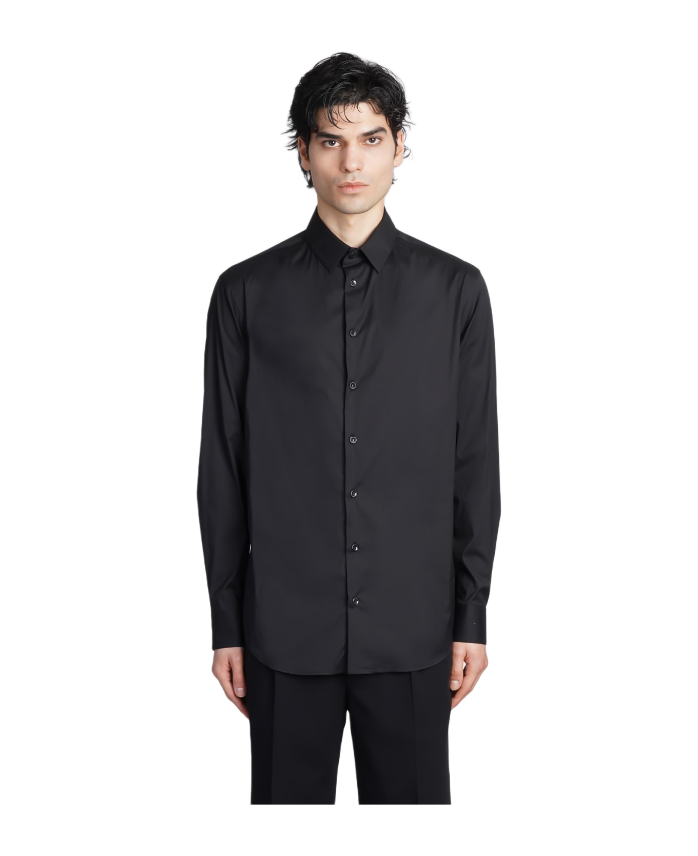 Giorgio armani black shirt store