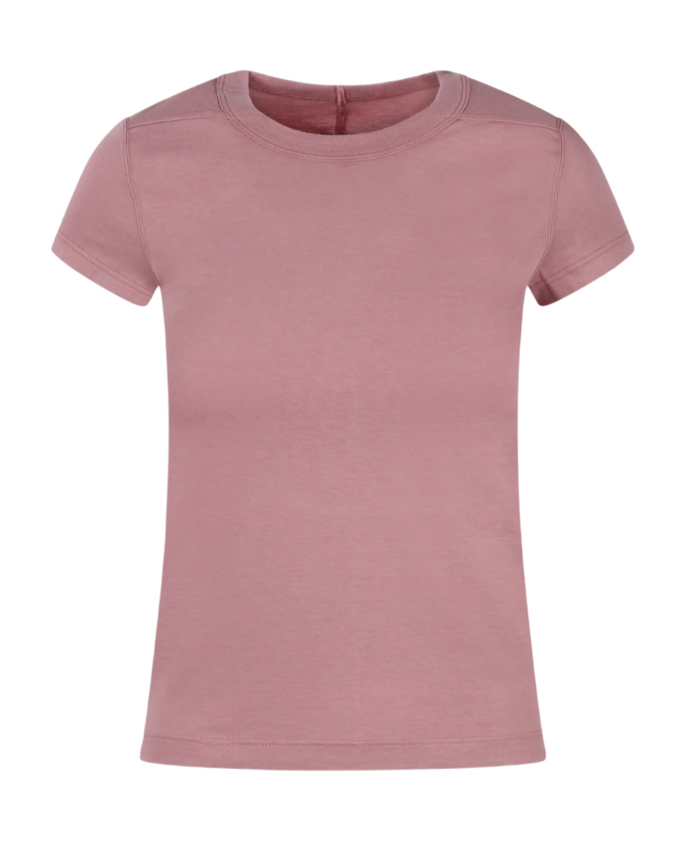 Rick Owens Cropped Level T-shirt - Pink & Purple
