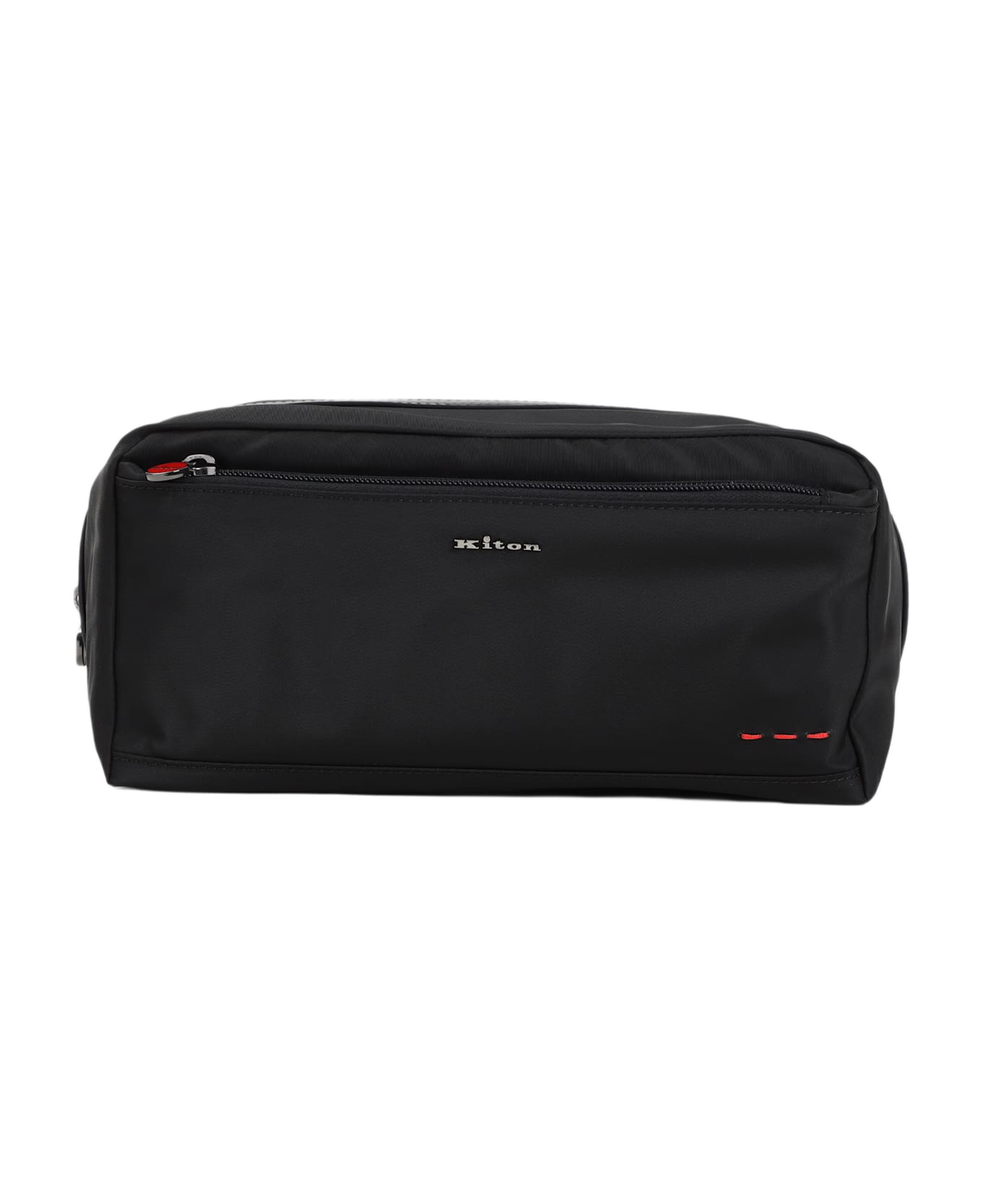 Kiton Polyamide Pouch - Nero