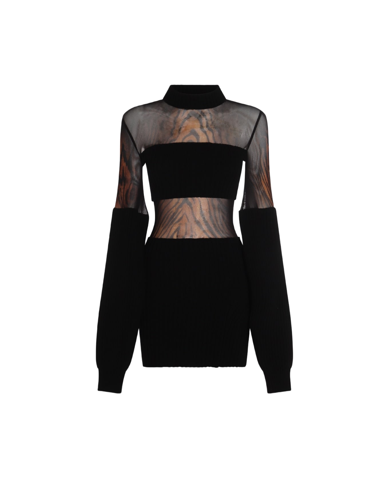 Jean Paul Gaultier Black Mini Dress - Black