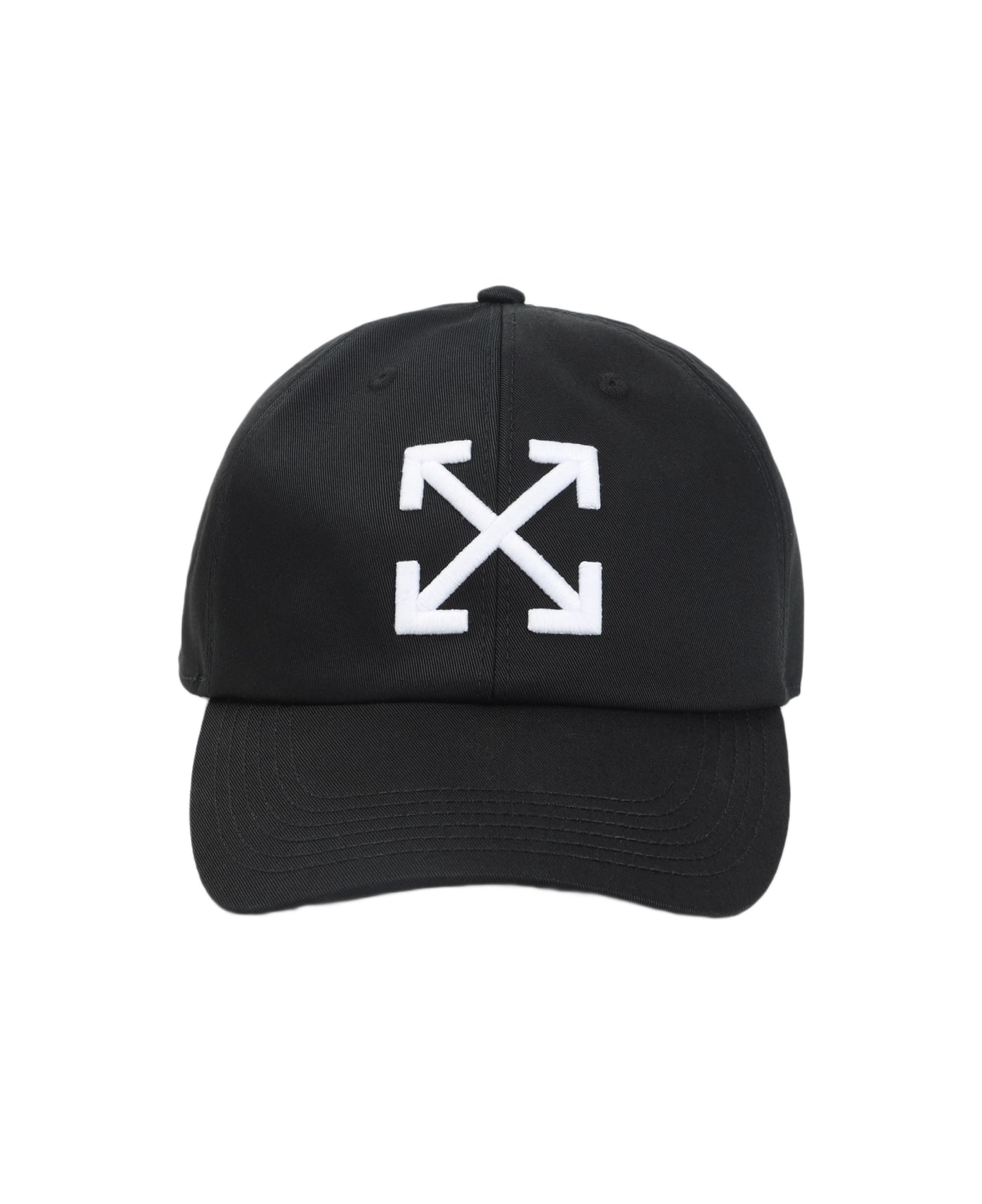 Off-White Arrow Baseball Cap - Black White