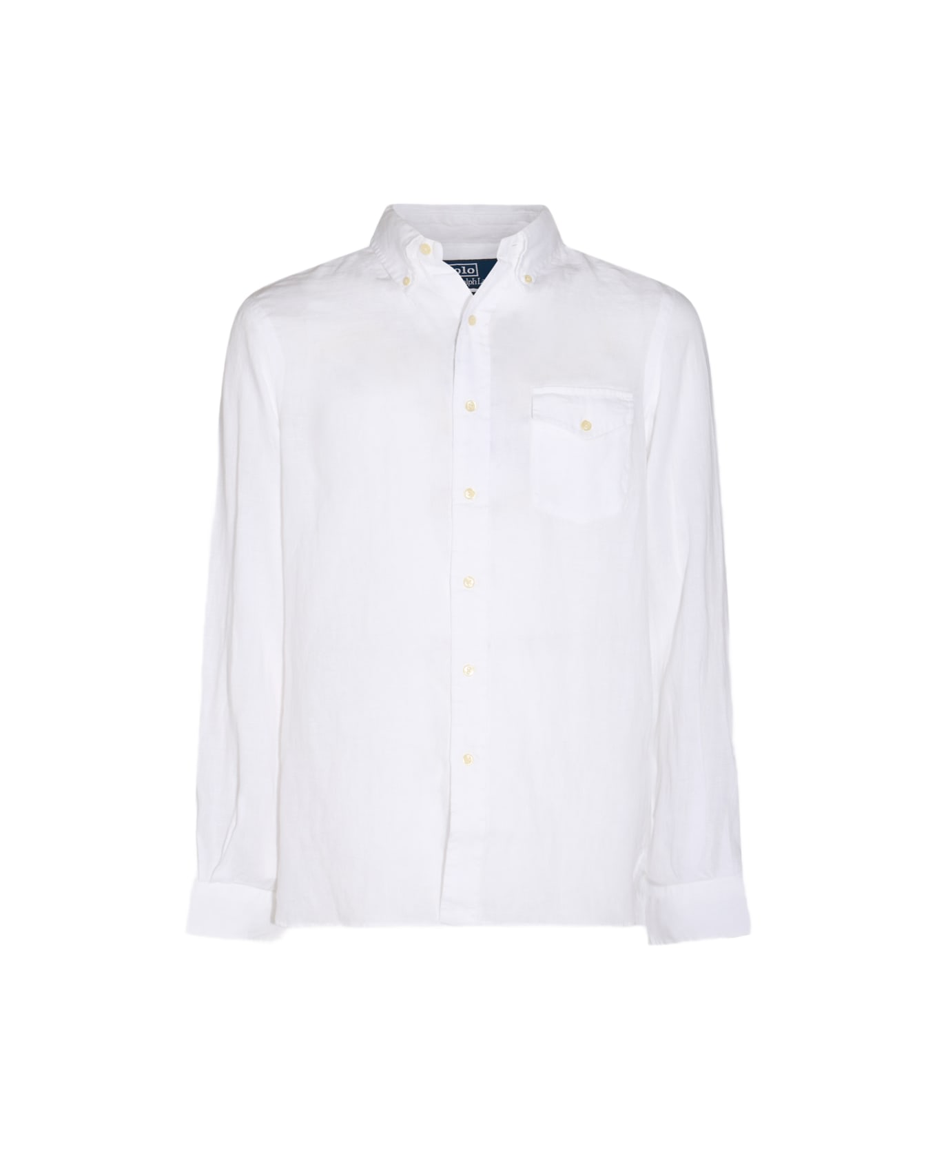 Polo Ralph Lauren White Linen Shirt - White シャツ