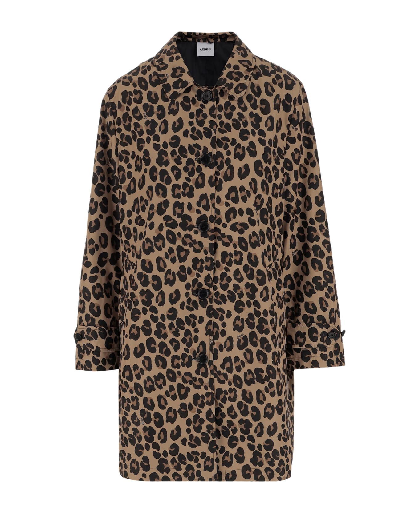 Aspesi Animal Print Raincoat - Spotted
