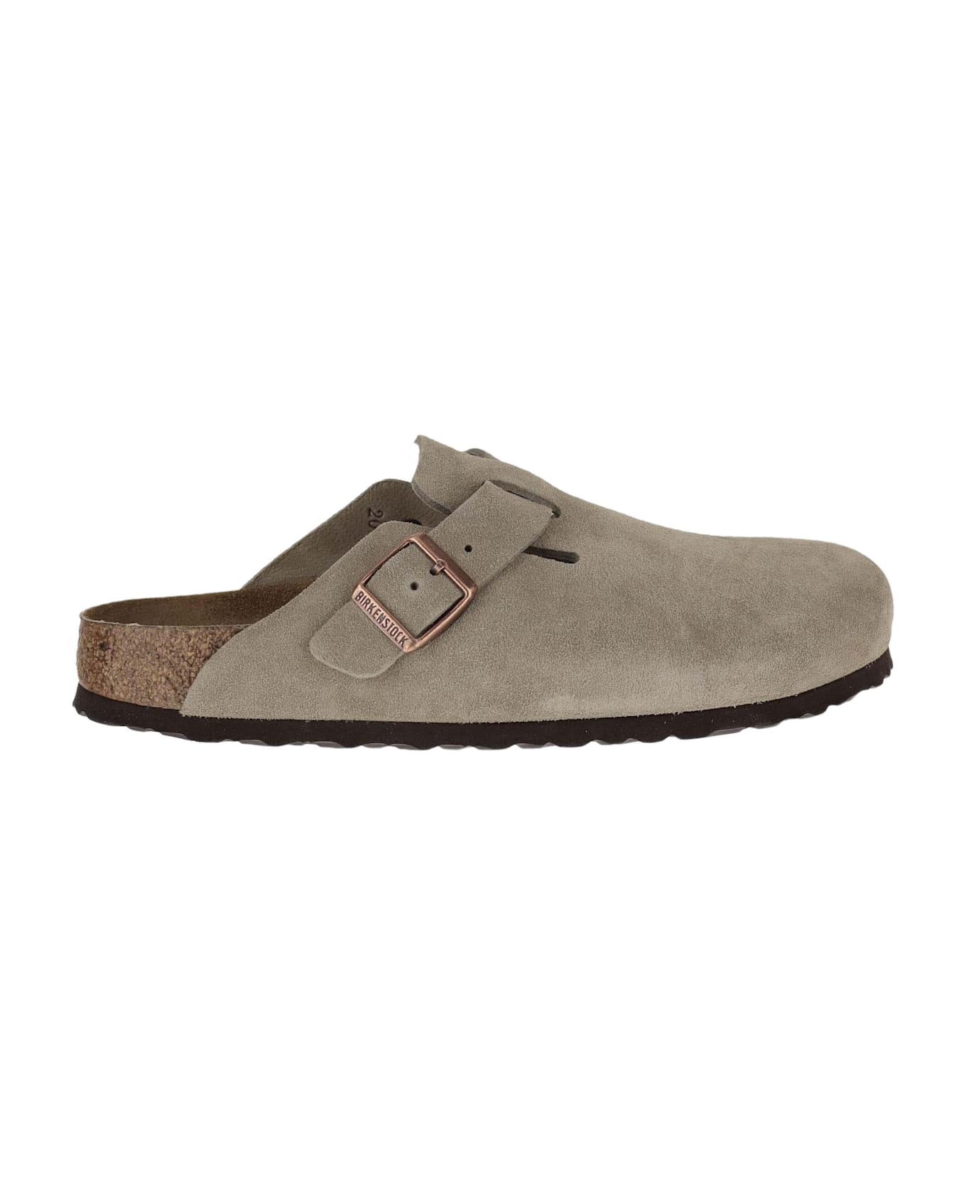 Birkenstock Boston Suede Sabot - Beige