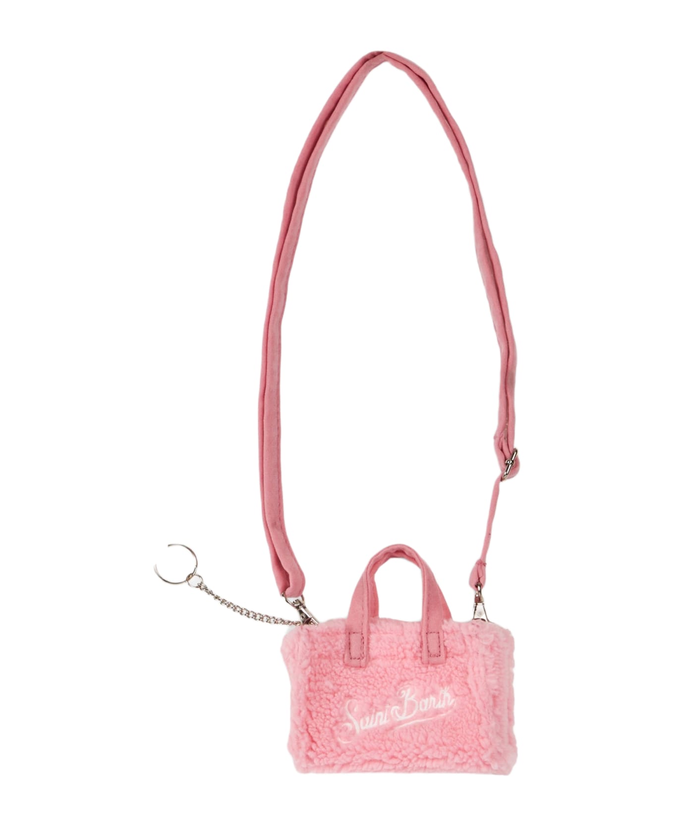 MC2 Saint Barth Pink Teddy Fabric Key Holder - PINK