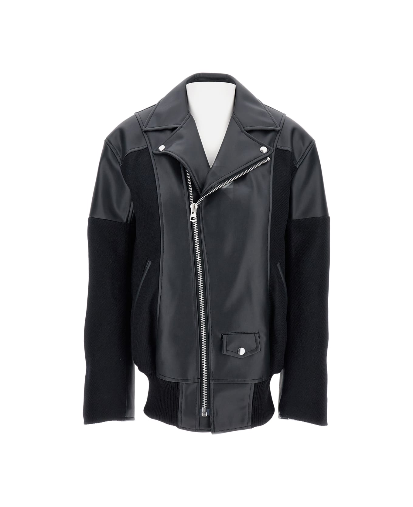 Junya Watanabe Faux Leather Jacket - Black