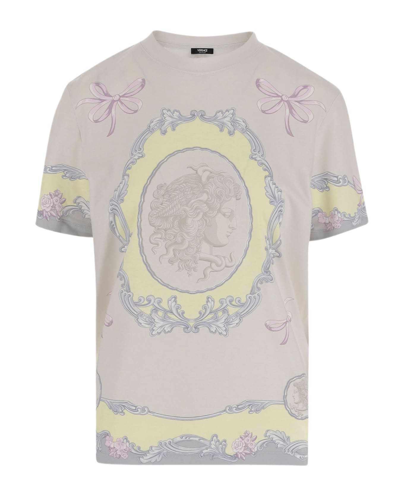 Versace Cotton Cameo T-shirt - Red