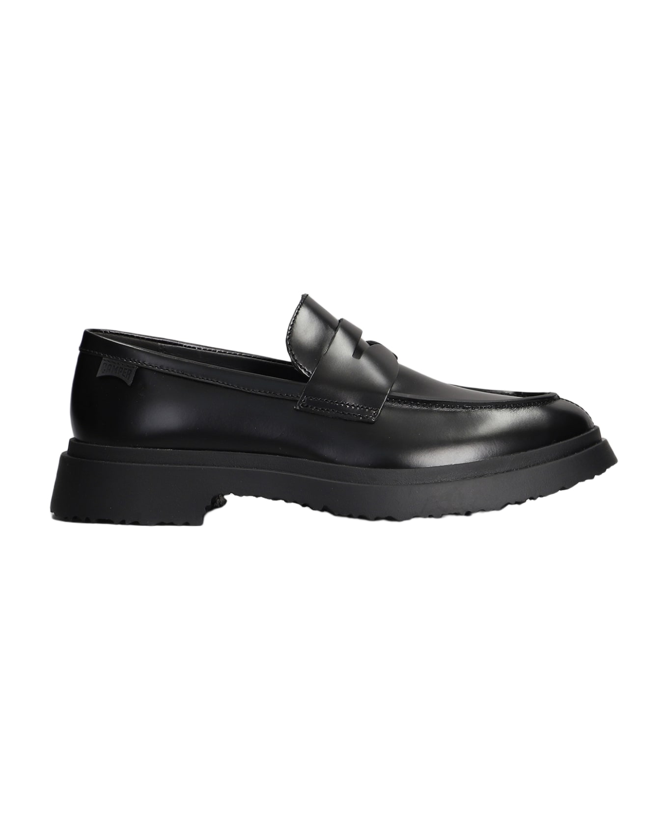 Camper Walden Loafers In Black Leather - black