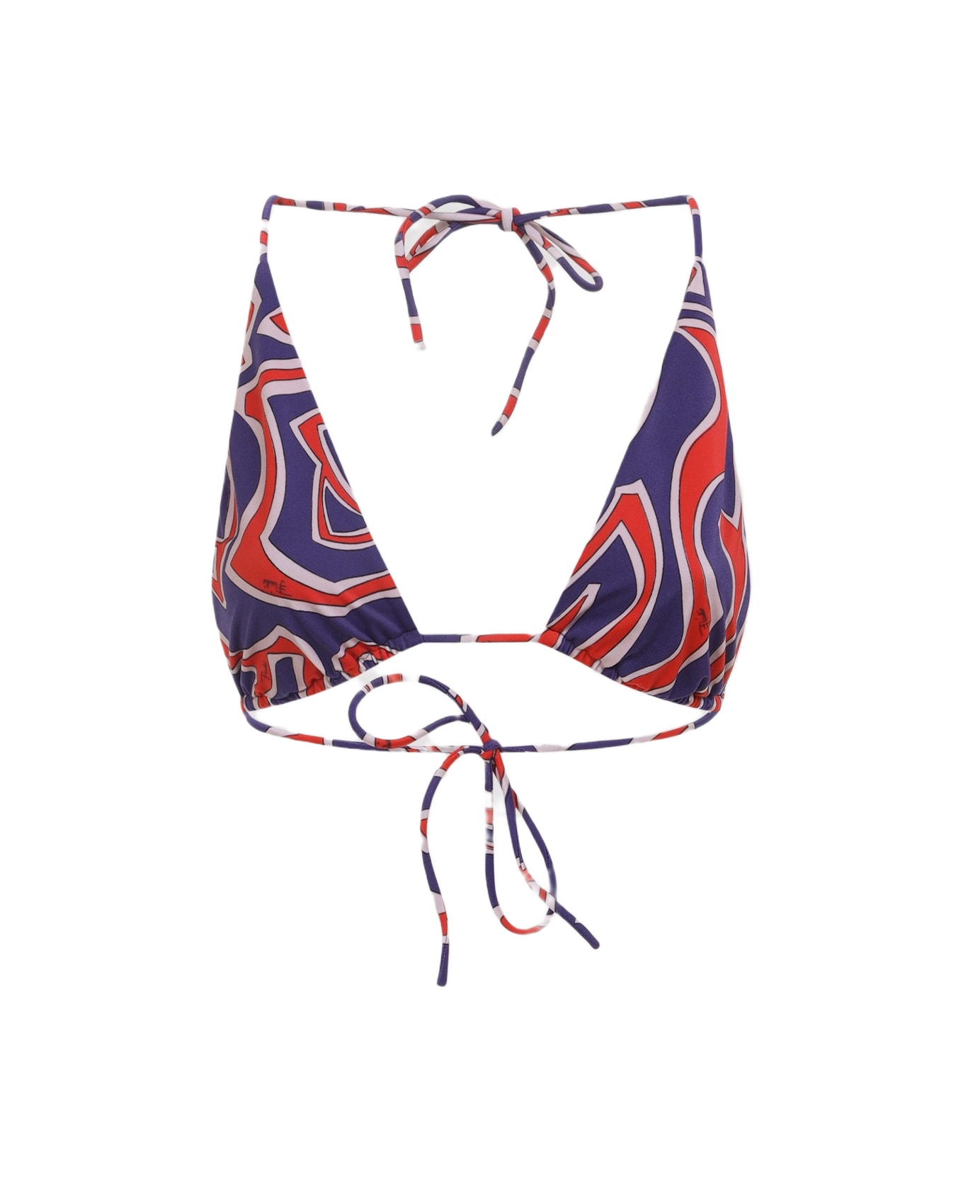 Pucci Polyamide Bra Bikini - Multicolor