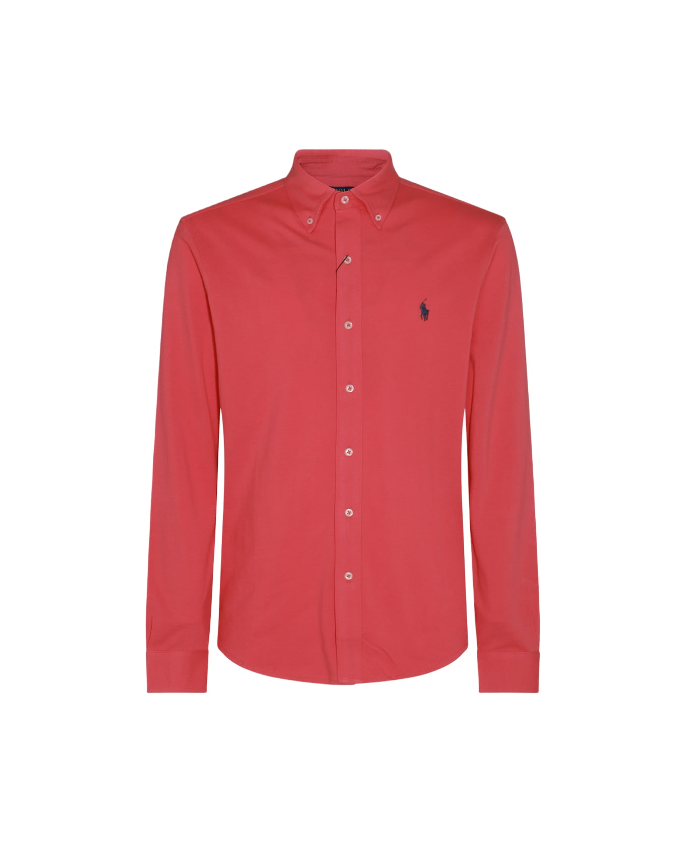 Polo Ralph Lauren Red Cotton Shirt - PALE RED