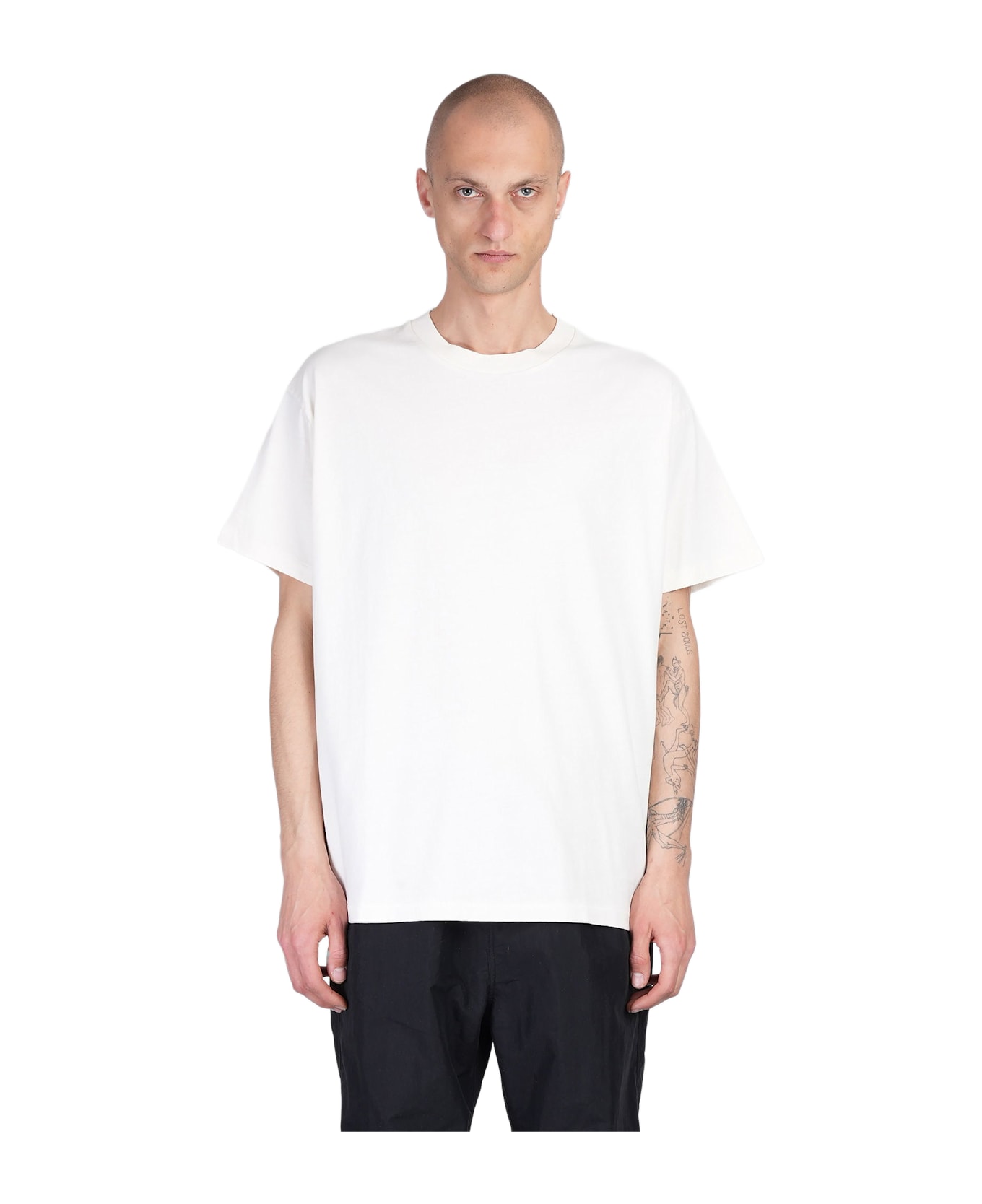 John Elliott T-shirt In Beige Cotton - beige