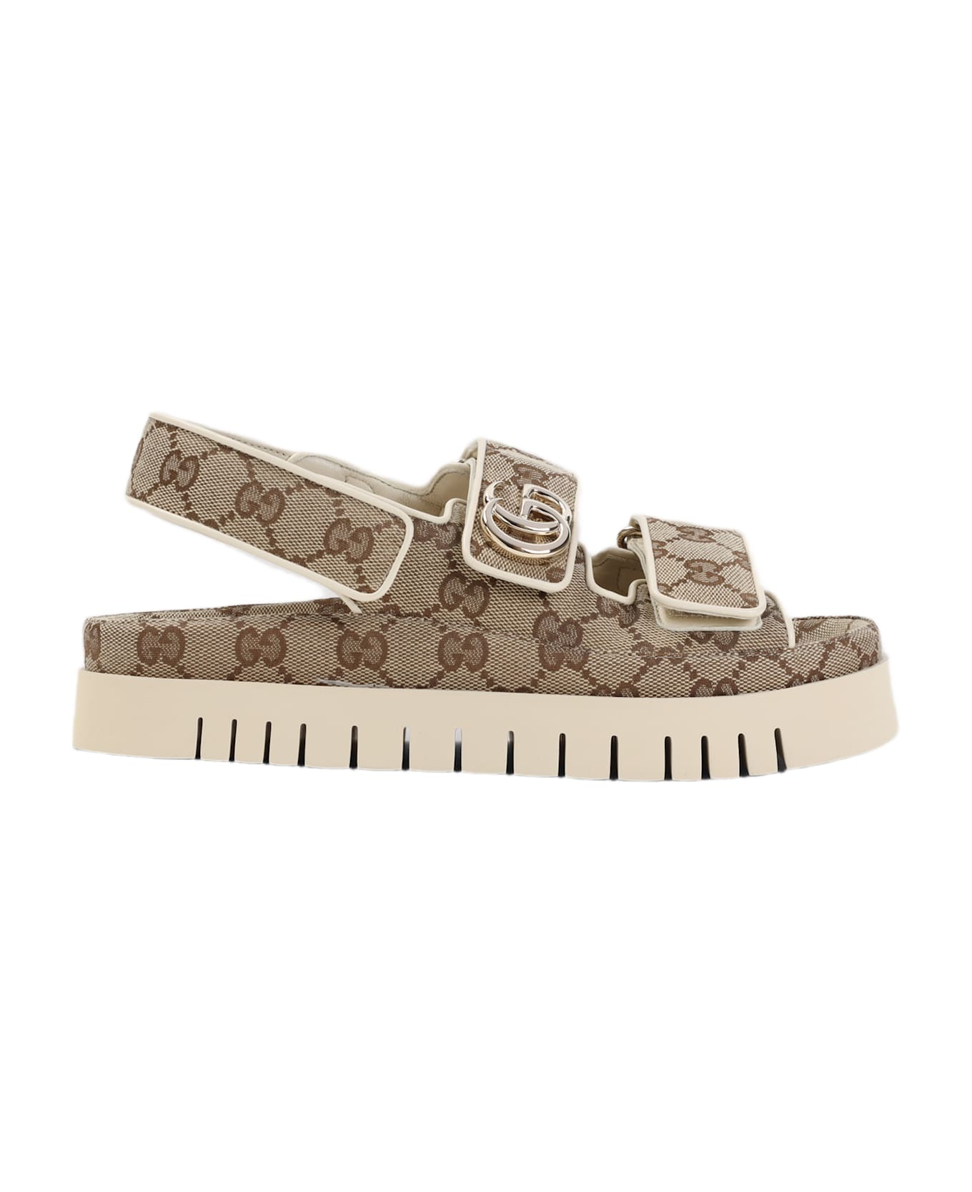 Gucci Gg Pattern Sandals