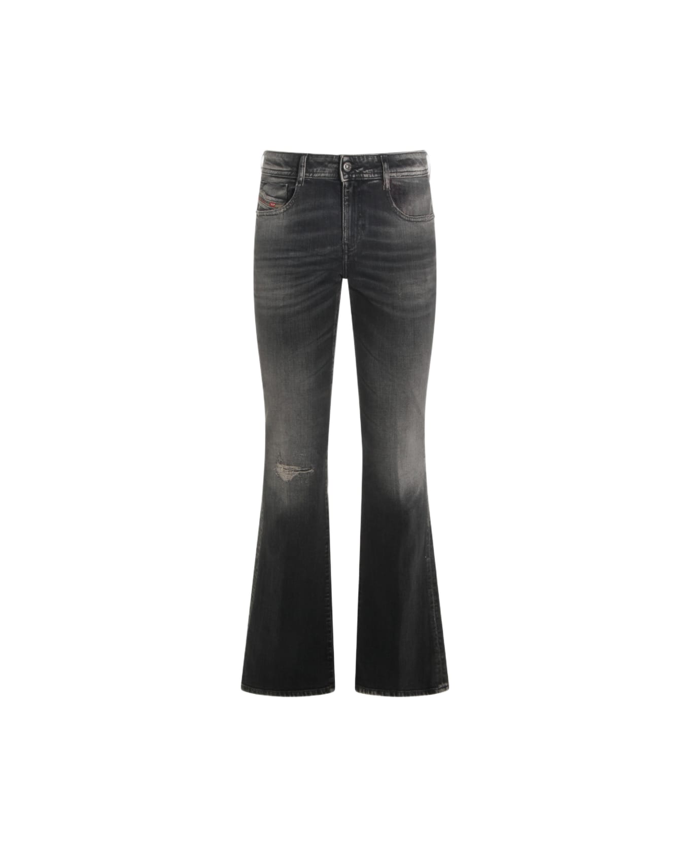 Diesel Black Cotton Jeans - Black