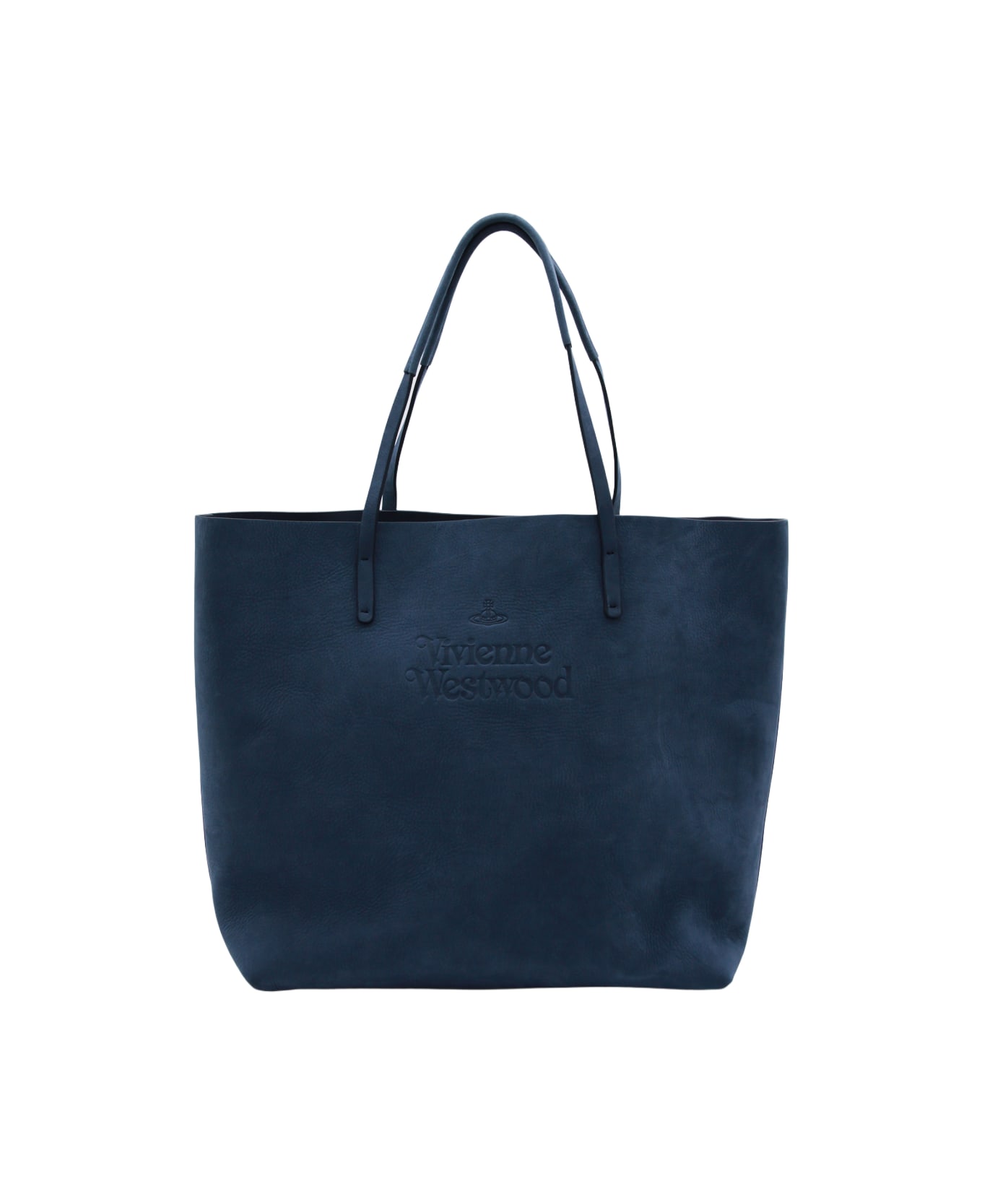 Vivienne Westwood Blue Shopping Studio Tote - BLUE