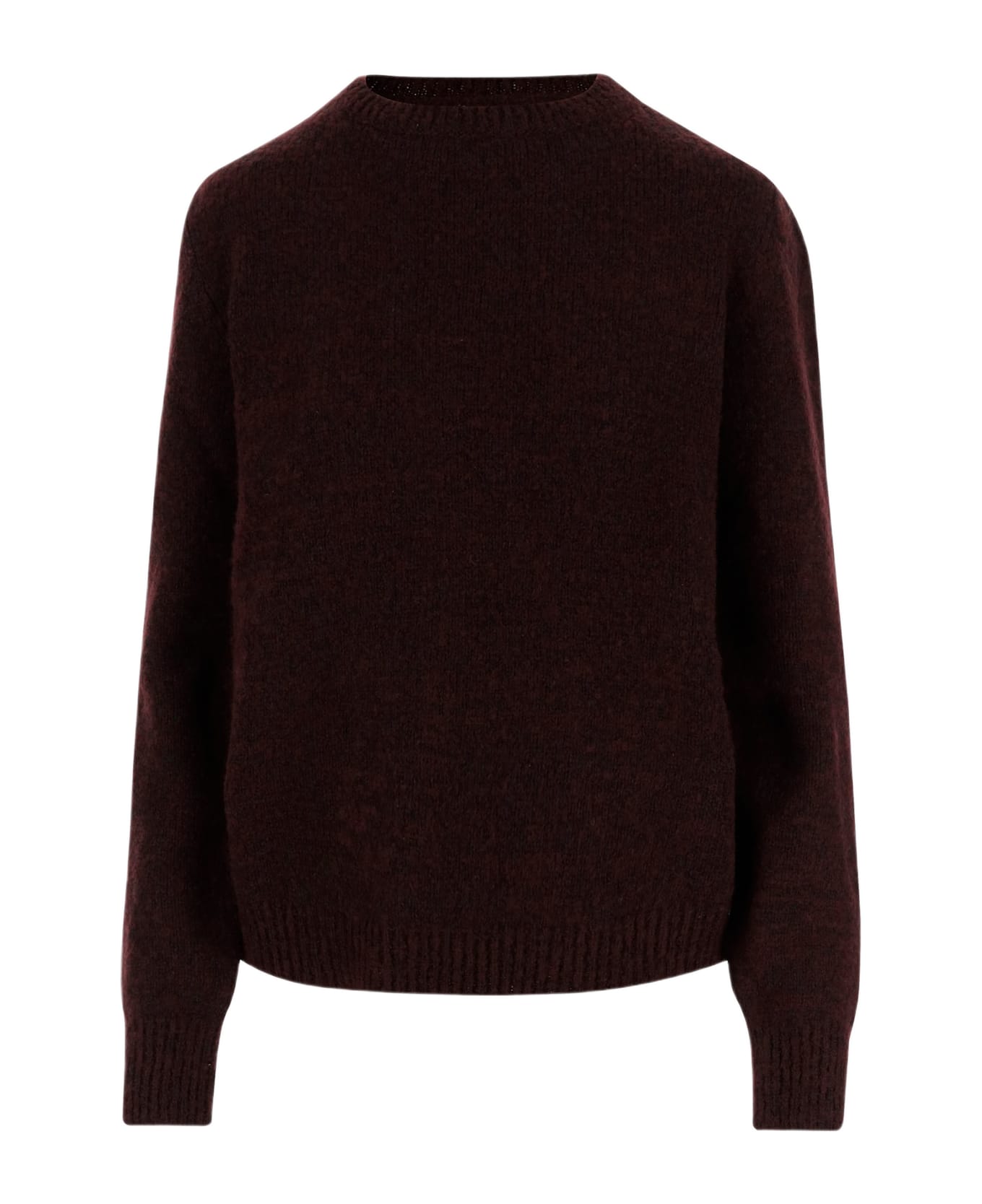 Maison Margiela Wool Blend Sweater - Bordeaux