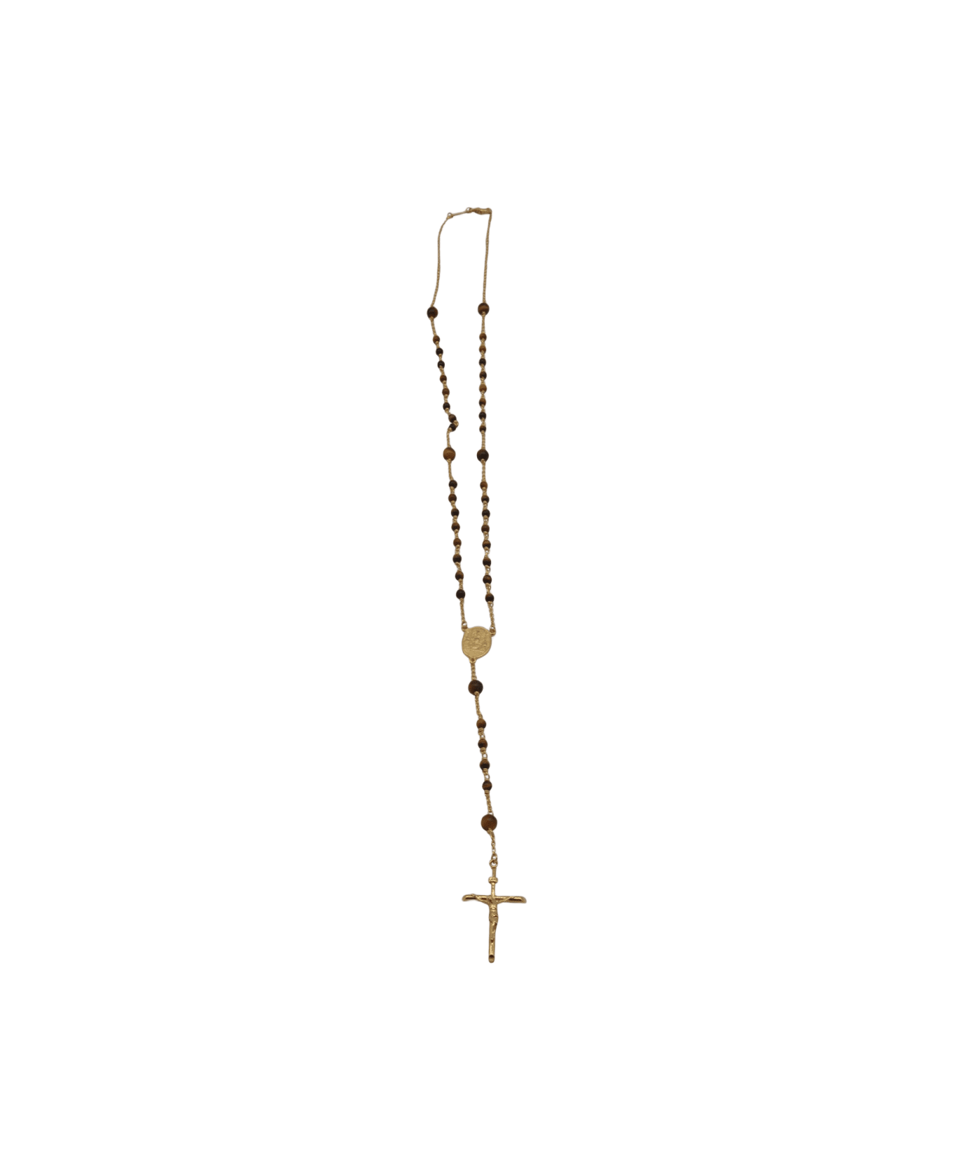 Dolce 
Gabbana Black And Gold Tone Necklace - Golden