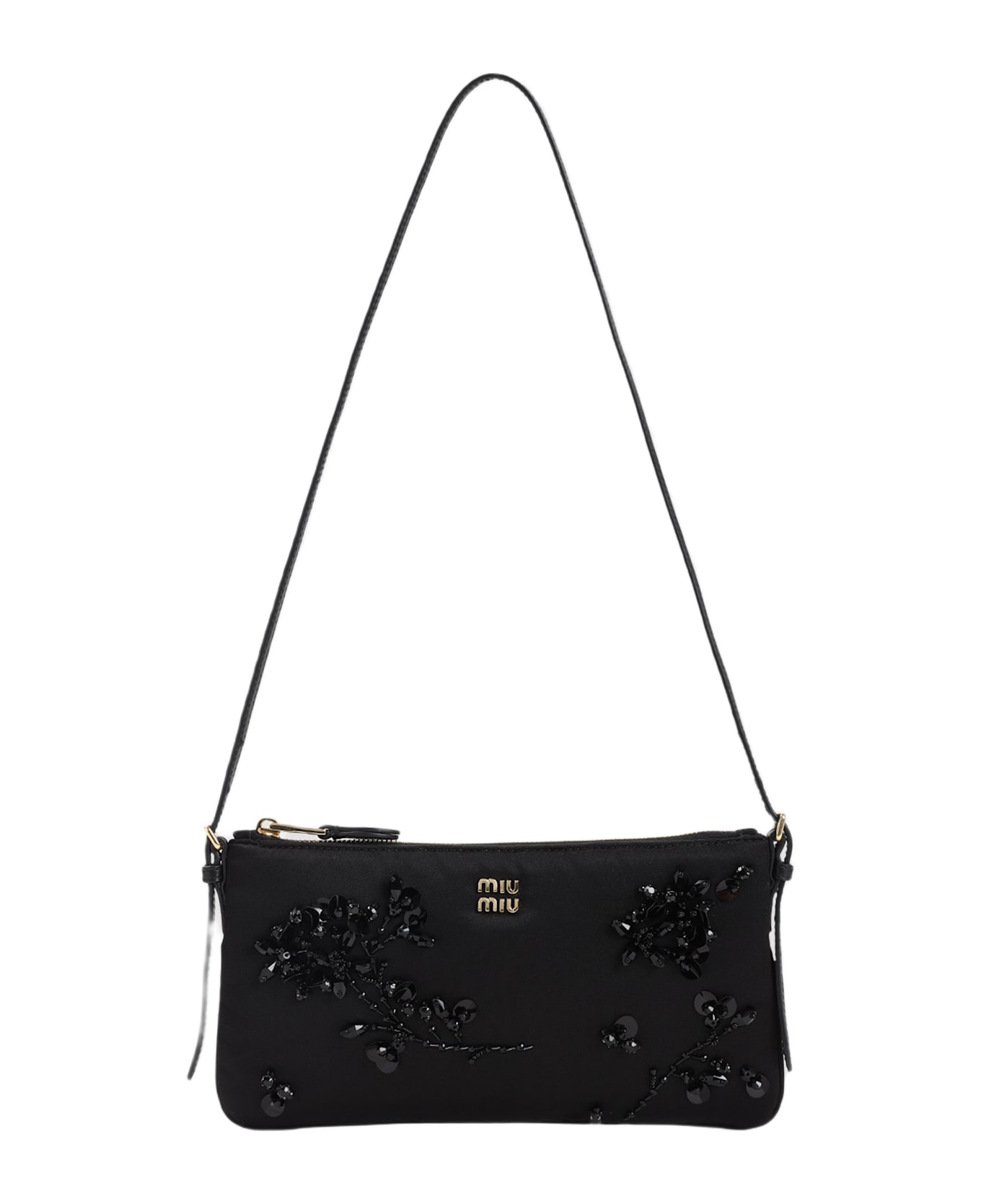 Miu Miu Silk Pouch - Nero
