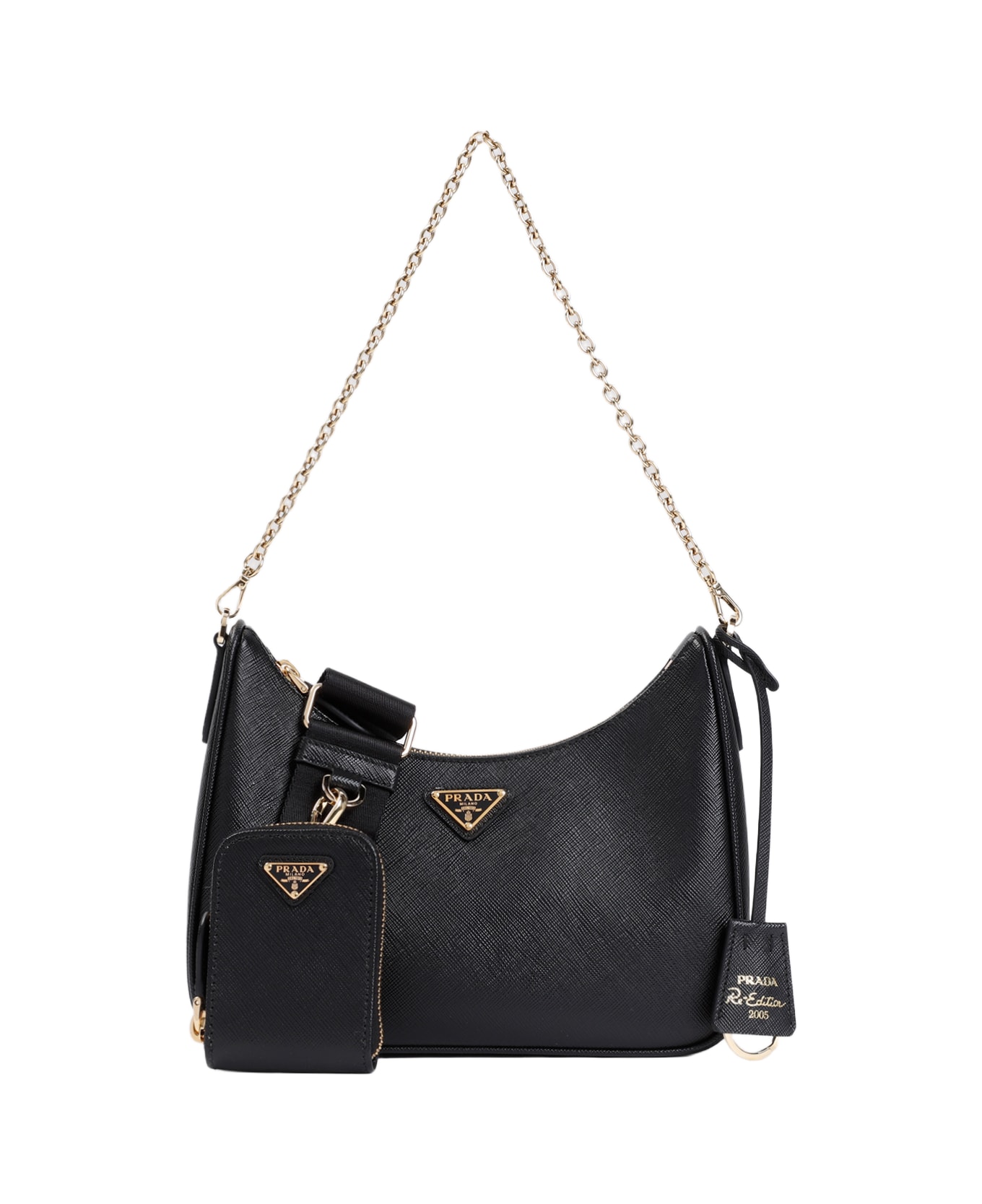 Prada Bandoliera Shoulder Bag - Nero