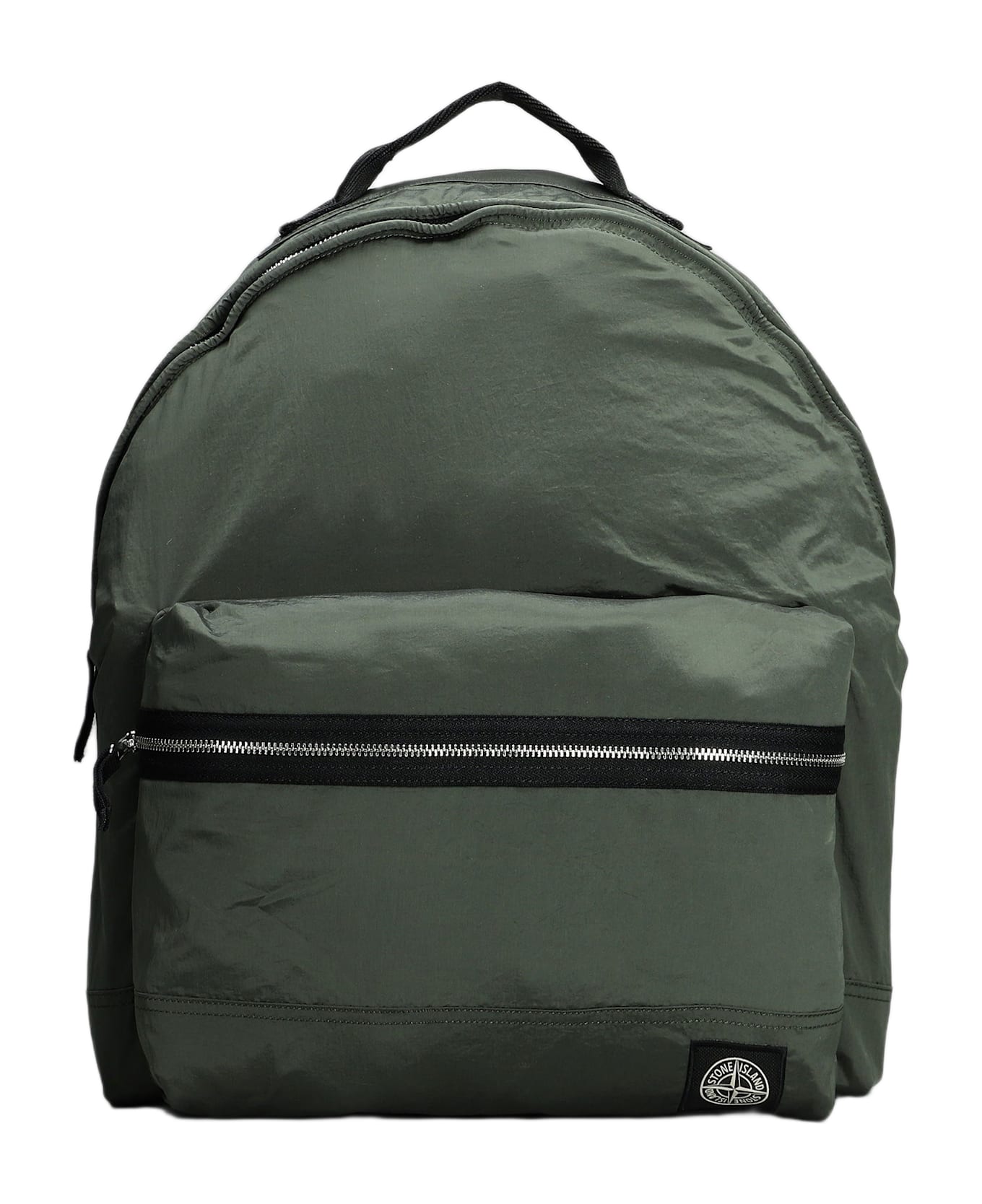 Stone Island Backpack In Green Polyamide - green