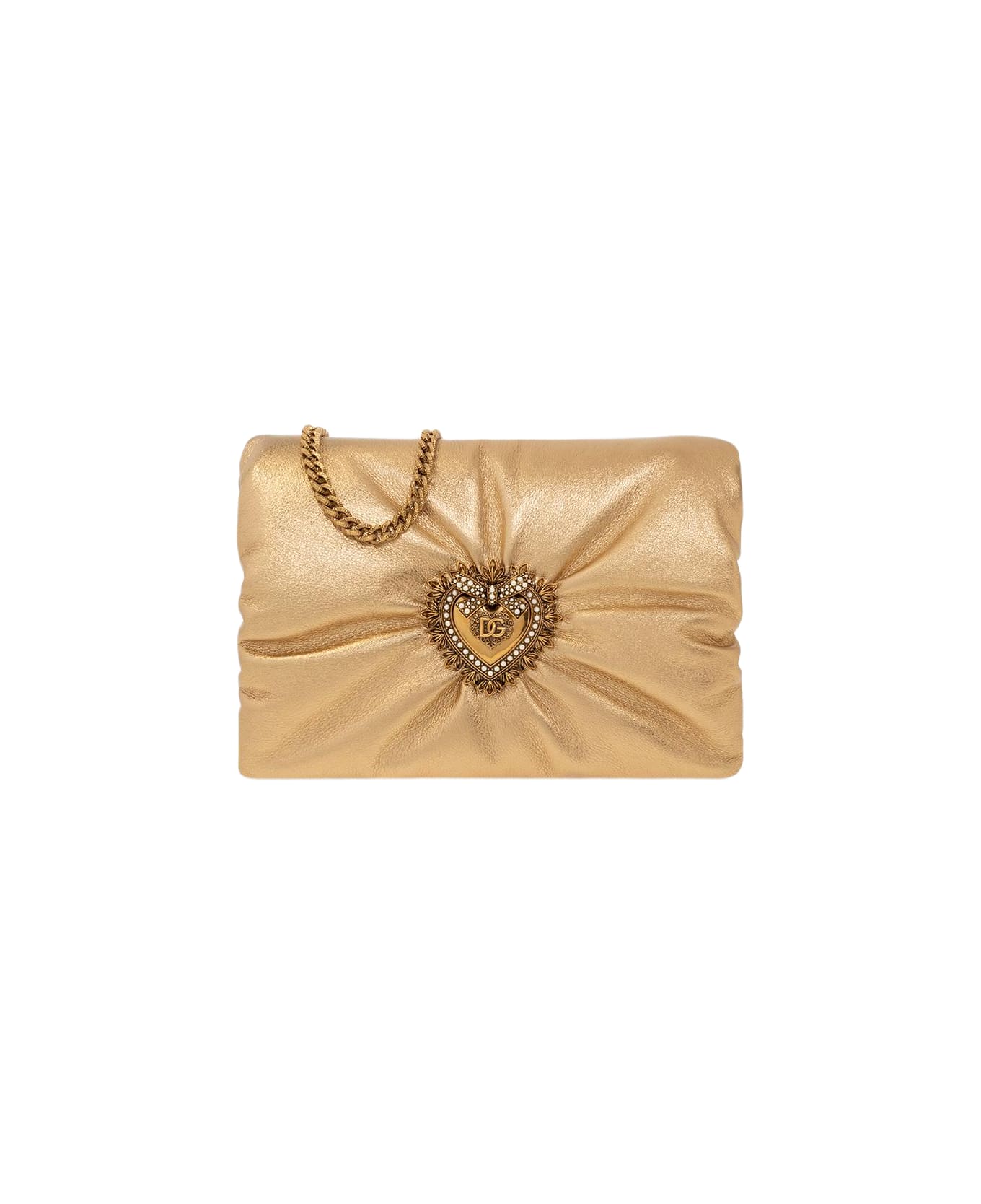 Dolce & Gabbana 'devotion Medium' Shoulder Bag - Oro